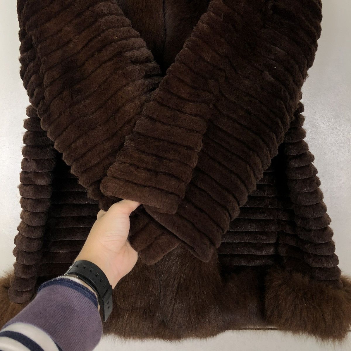 Japanese Brand 🔥Saga Fox Mink Fur Design Heavy Jacket Japan Made Size US M / EU 48-50 / 2 - 13 Thumbnail