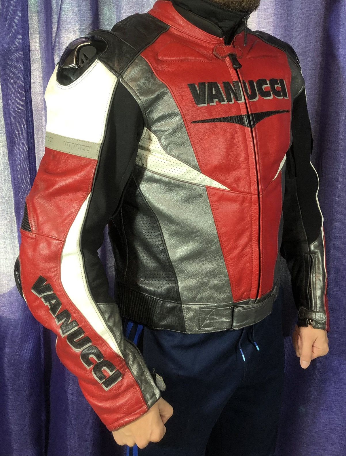 Dainese × Honda × Yamaha Vanucci Moto Motorcycle Leather Jacket Racing Size US M / EU 48-50 / 2 - 3 Thumbnail