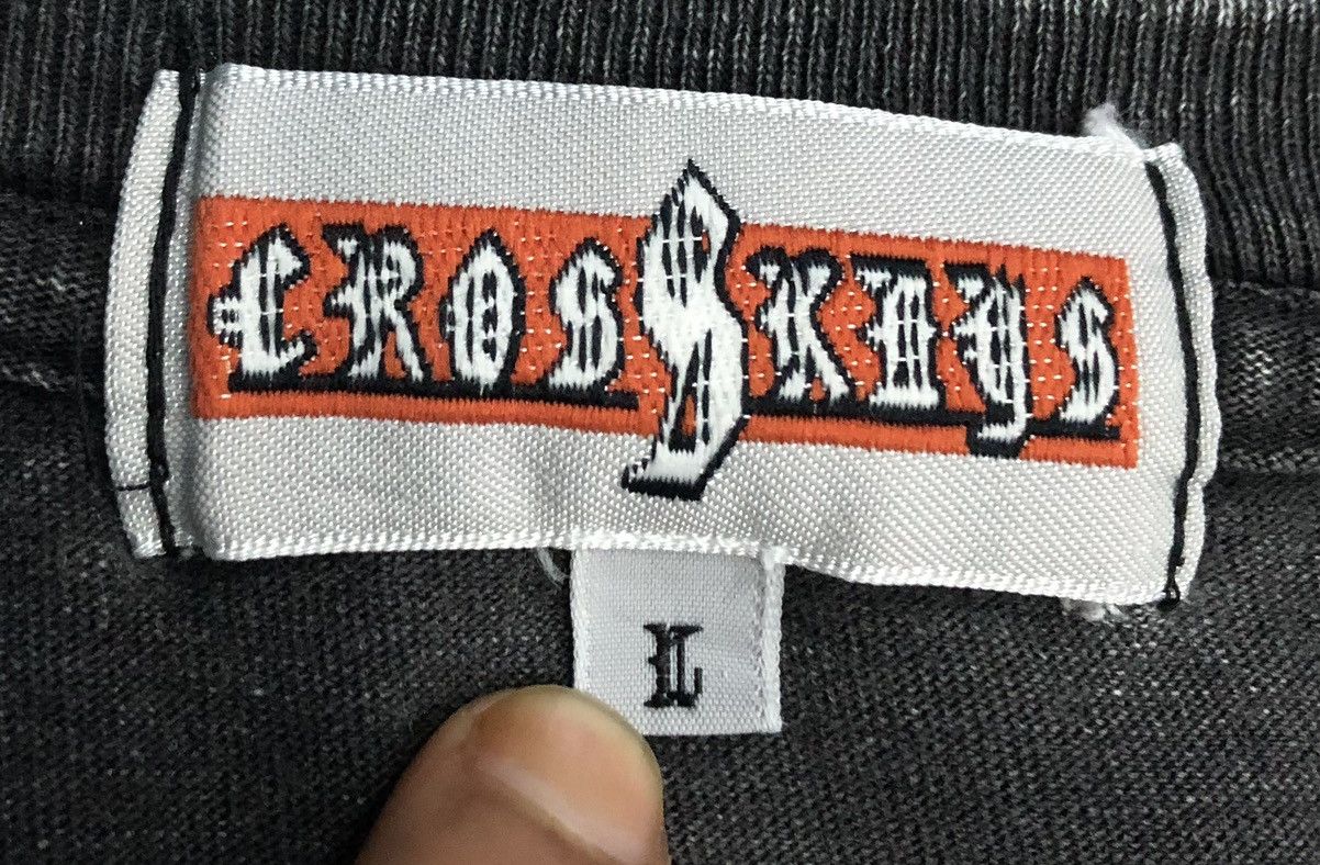 Vintage Vintage Cross Keys Phoenix Flame Design Long Sleeve Shirt Size US L / EU 52-54 / 3 - 12 Thumbnail