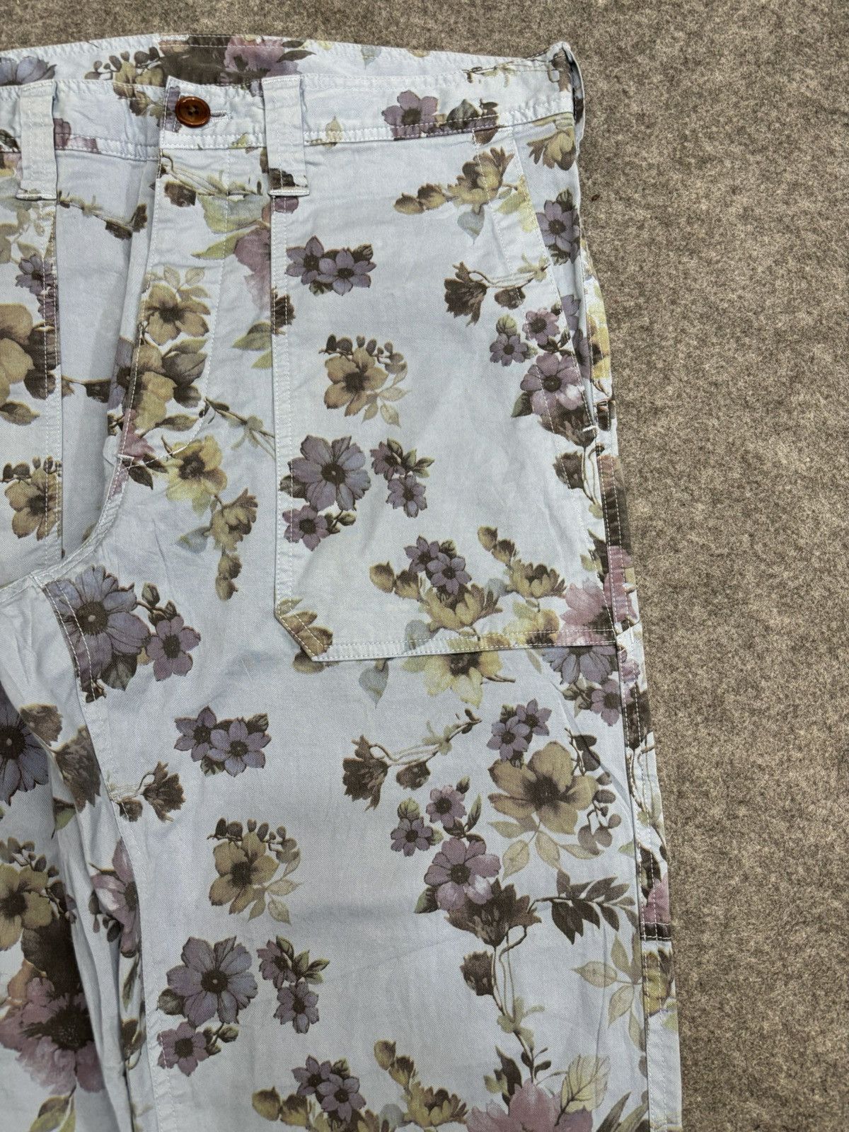 Ts(S) 💥Floral Style💥Archival ts(s) Light Baker Pant F588 Size US 35 - 3 Thumbnail