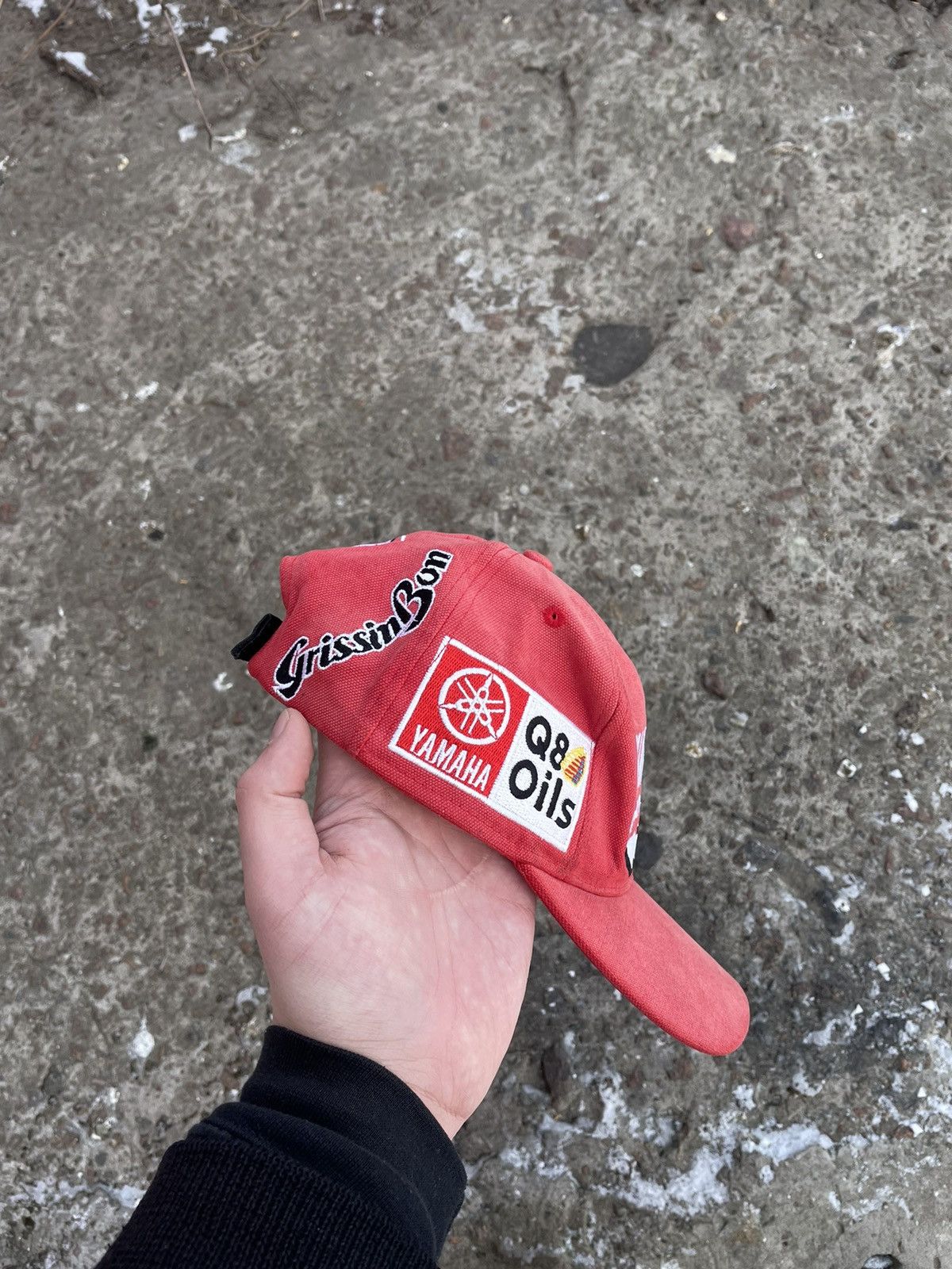 Yamaha Vintage Yamaha Max Biaggi Grand Prix Racing Hat Cap Size ONE SIZE - 3 Thumbnail