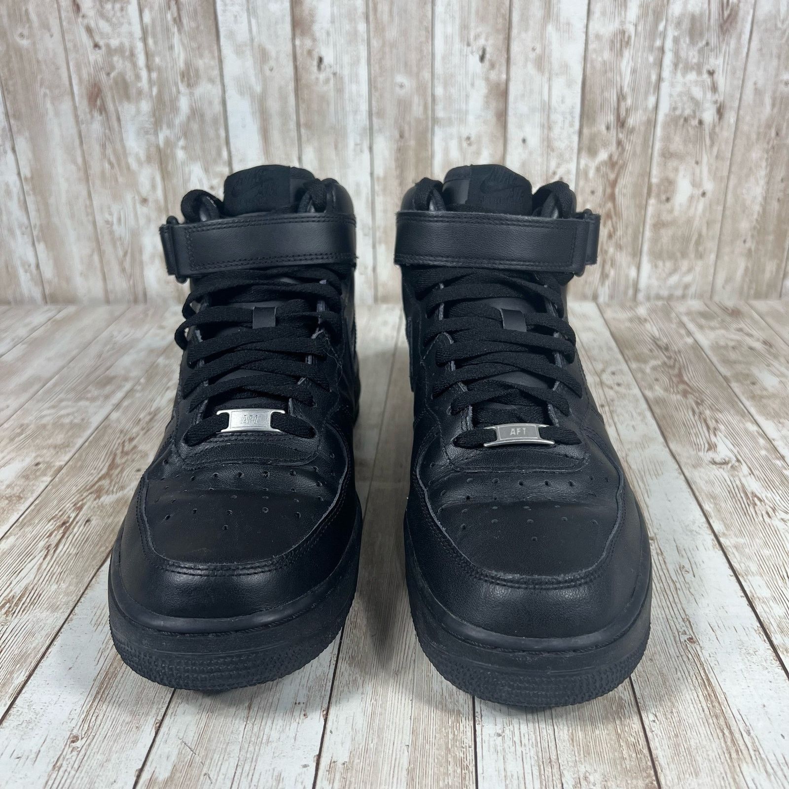 Nike Nike Air Force 1 Men’s Size 11 Triple Black 315123-001 Size US 10.5 / EU 43-44 - 3 Thumbnail