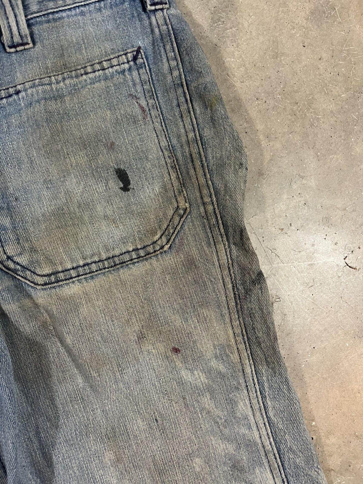 Lee Vintage 70s Lee Flared Jeans Faded Blue 30x31 Size US 30 / EU 46 - 4 Thumbnail
