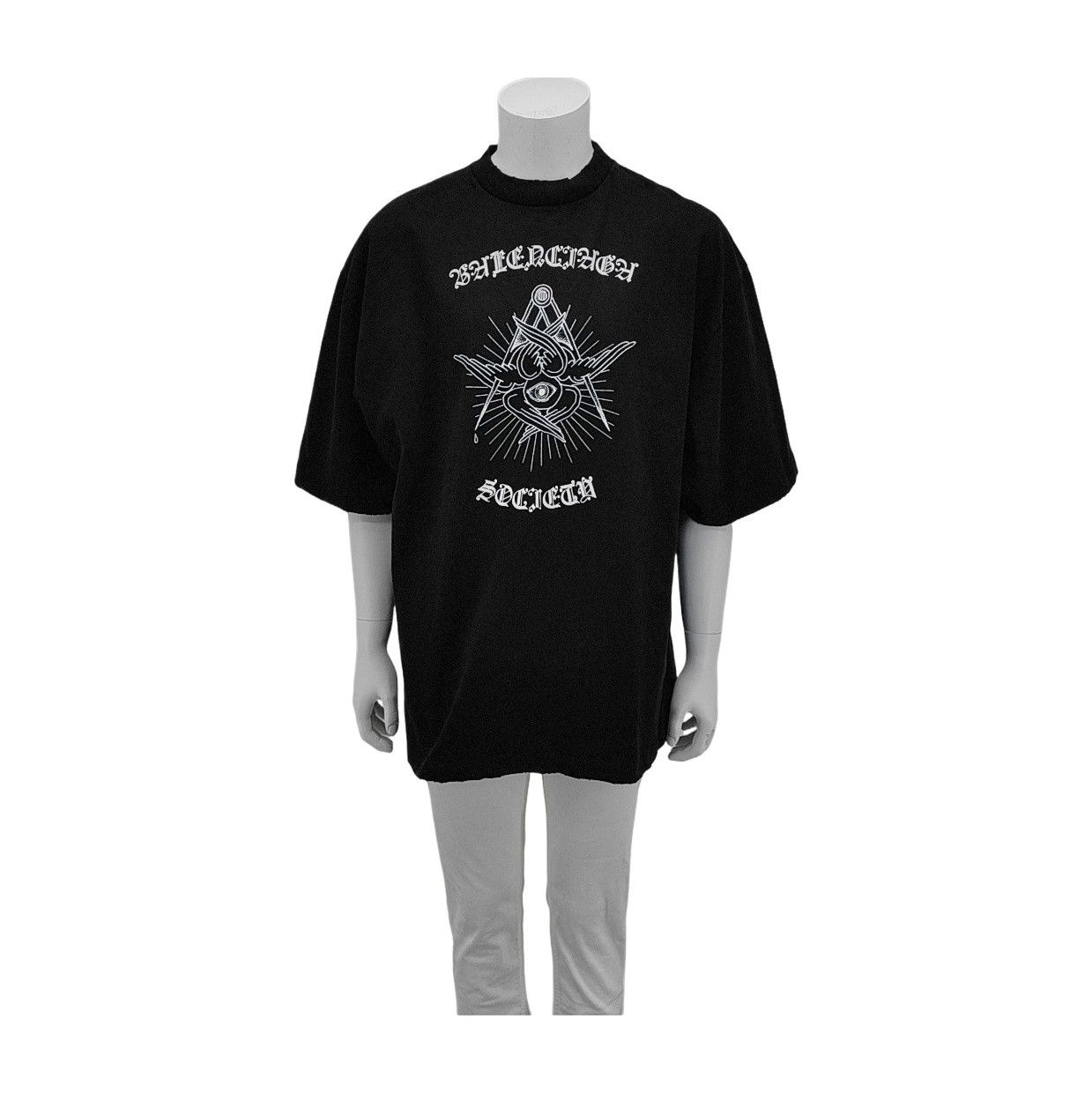 Balenciaga Balenciaga Society Free Your Mind T-Shirt XS Size US XS / EU 42 / 0 - 1 Thumbnail