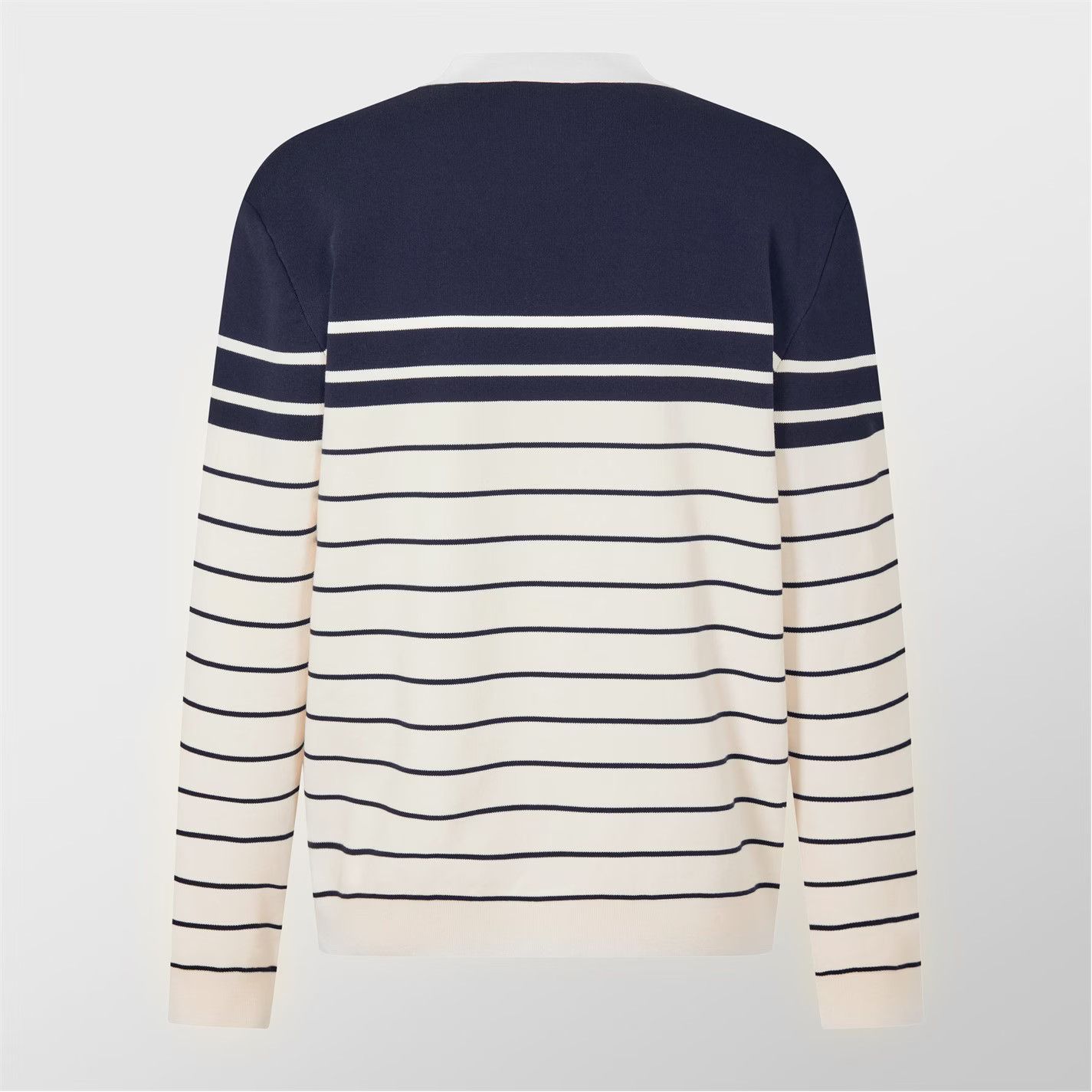 Gucci o1g2r1mq0426 Striped Knit Cotton Cardigan in White/Navy Size US S / EU 44-46 / 1 - 2 Thumbnail