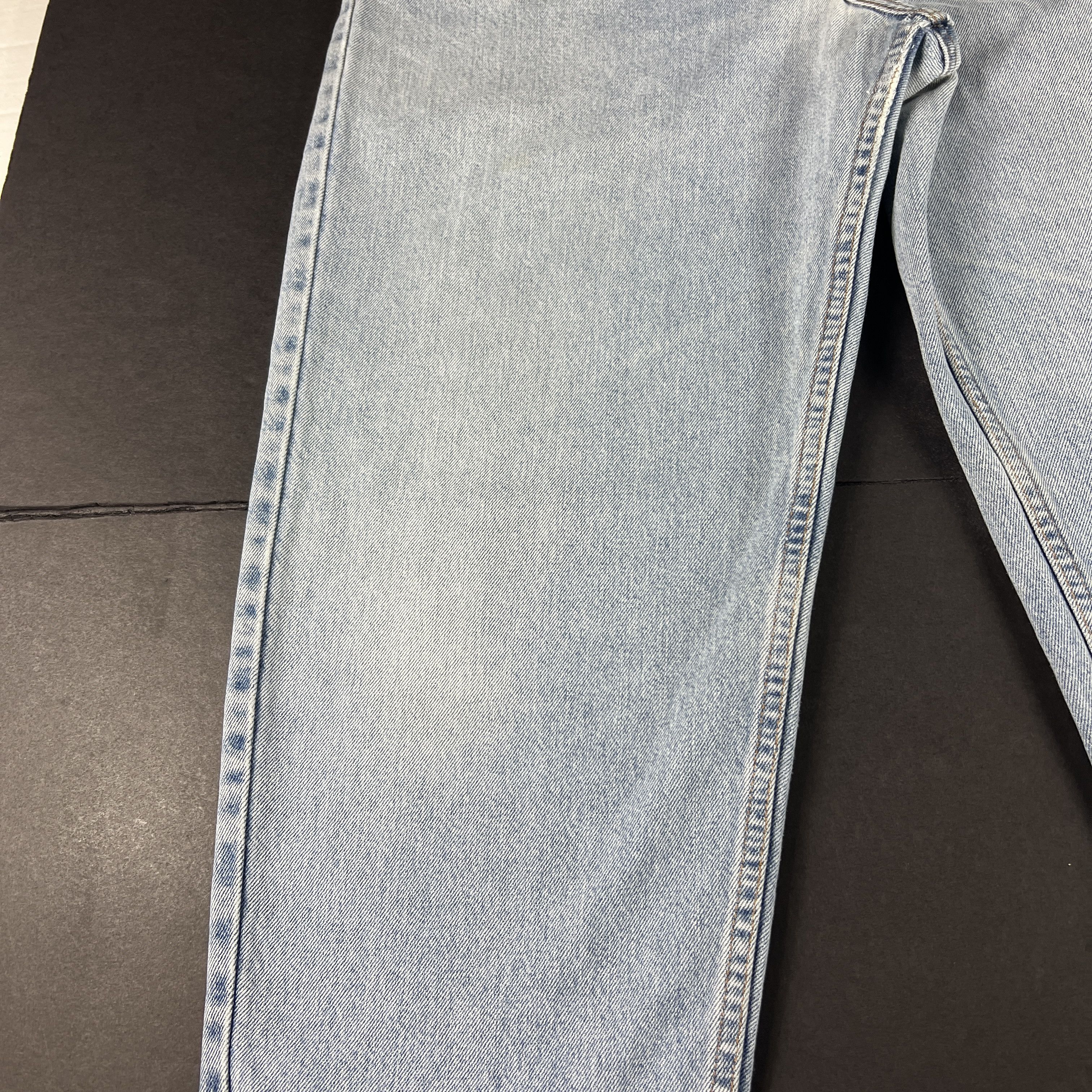 Levi's × Vintage VTG 90s Levi's Jeans 560 Loose Tapered Blue Denim Size US 35 - 7 Thumbnail