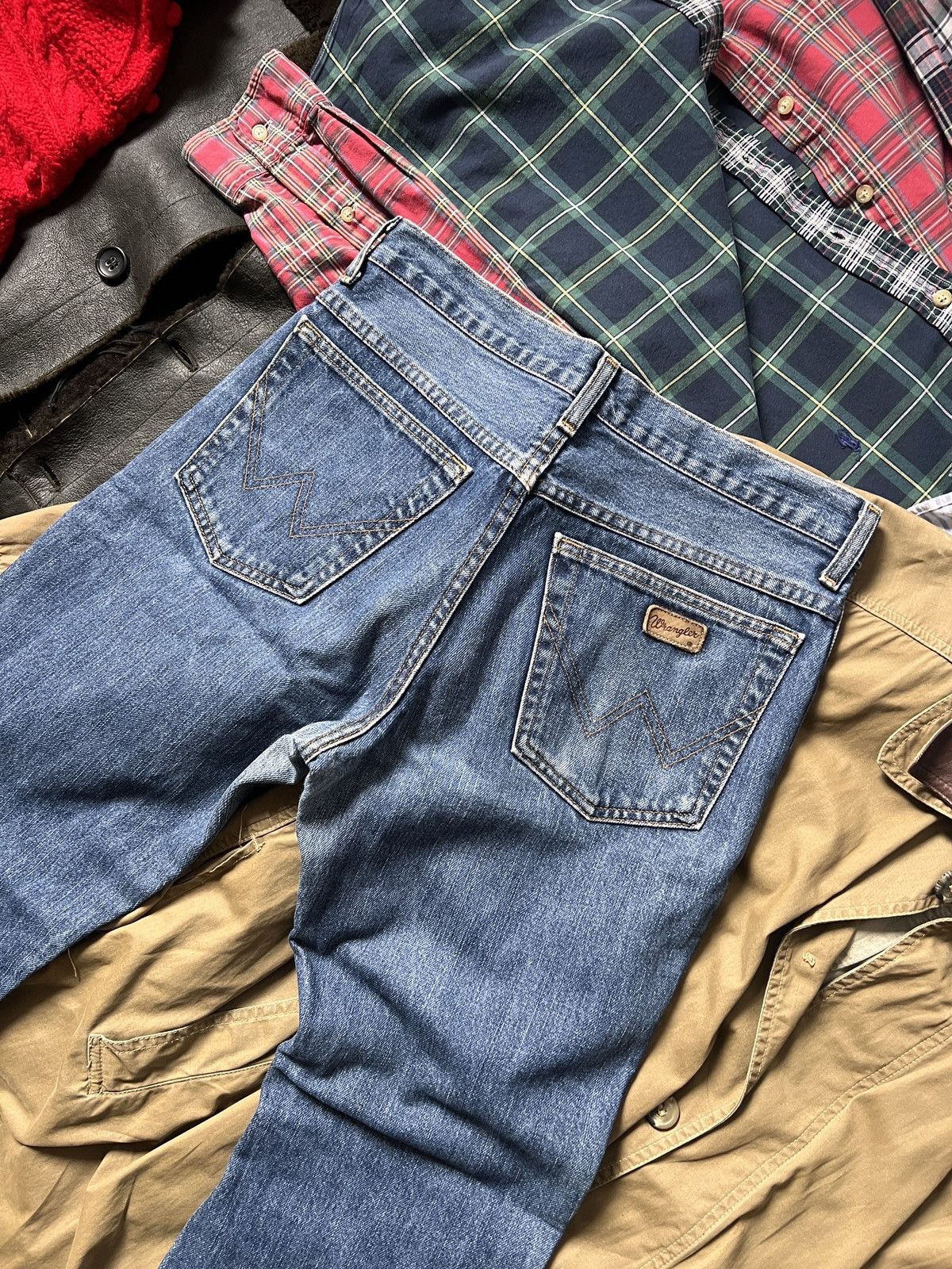 Wrangler Flared Wrangler Cowboy Y2K Jeans 32x32 Pants Size 30" / US 8 / IT 44 - 10 Thumbnail