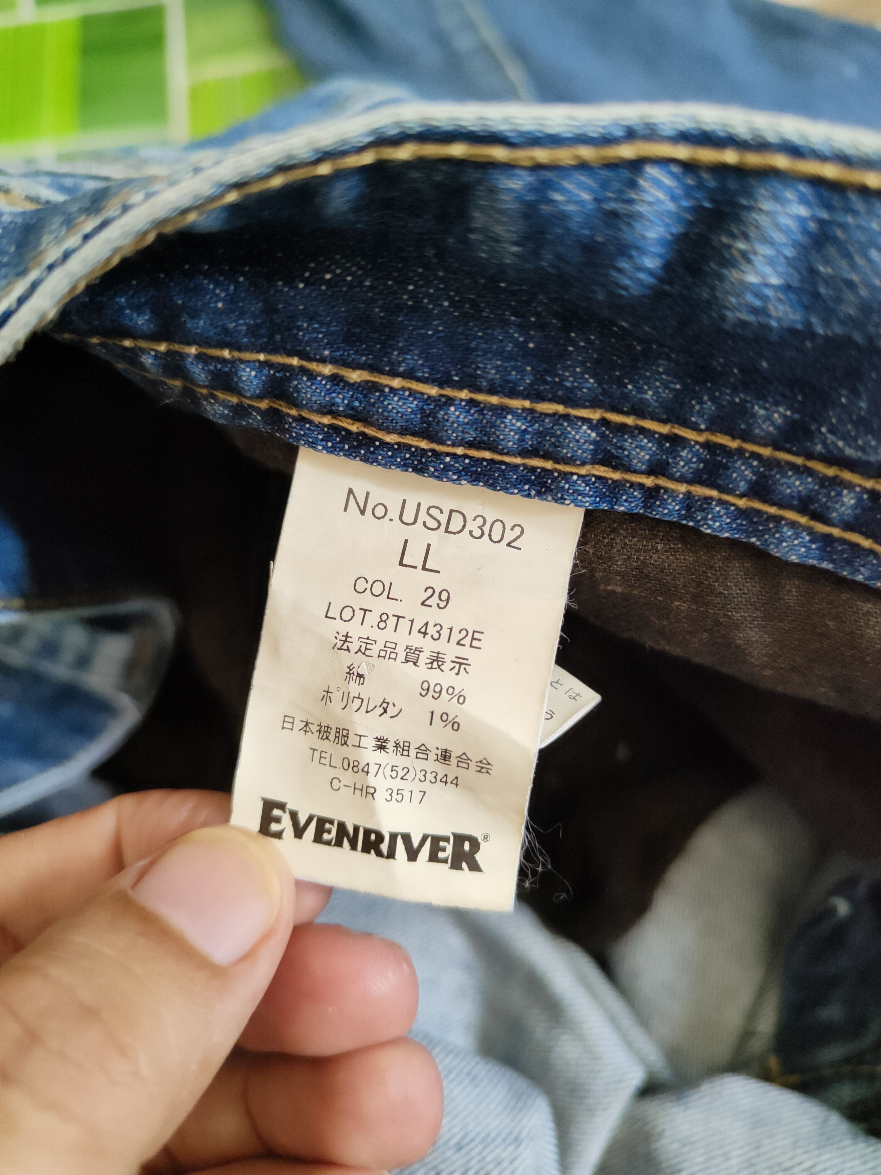 Japanese Brand × Vintage Evenriver Blue Faded Distressed Ripped Jeans #S1856 Size US 31 - 15 Thumbnail
