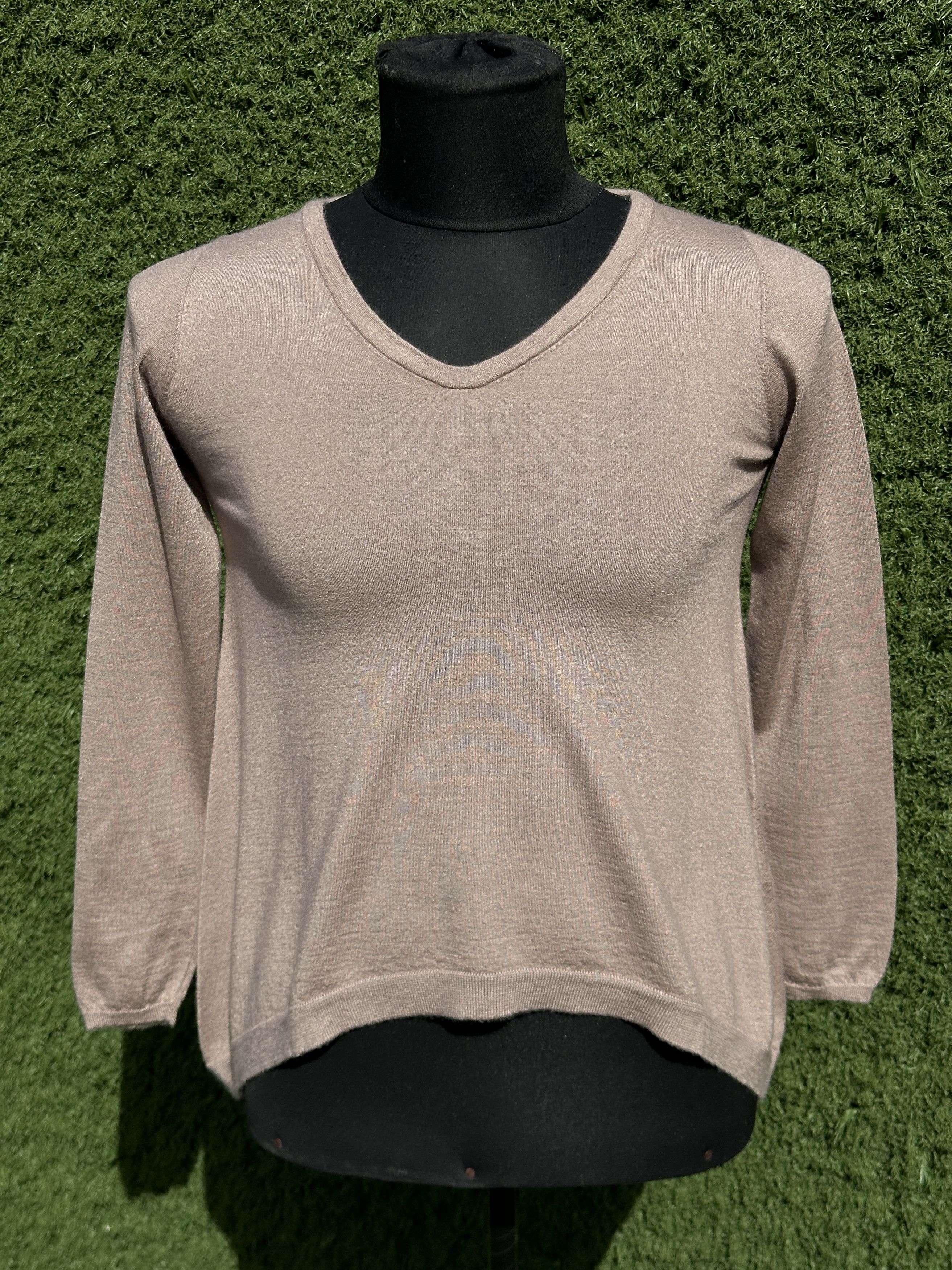 Brunello Cucinelli Brunello Cucinelli Cashmere Swing Knit Sweater Size M L Size M / US 6-8 / IT 42-44 - 2 Thumbnail