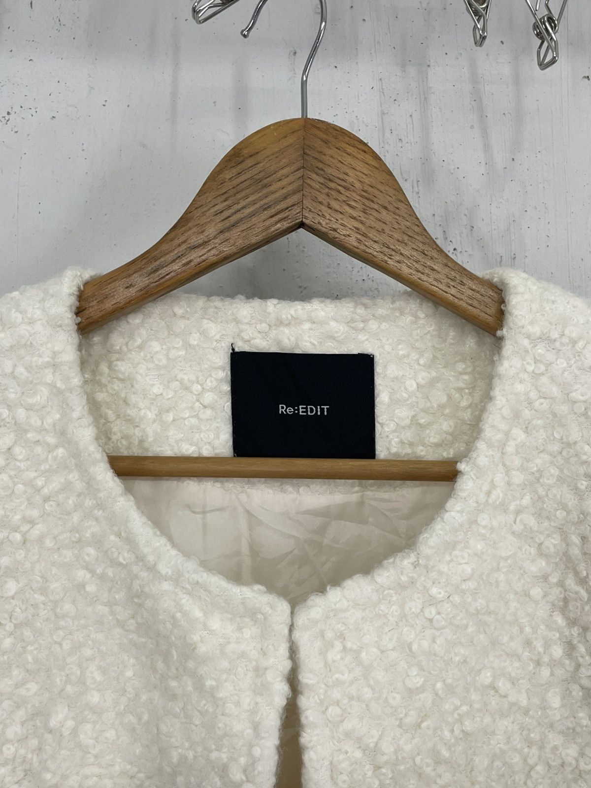 Japanese Brand Re:EDIT Vest Sherpa Winter Size US M / EU 48-50 / 2 - 6 Thumbnail