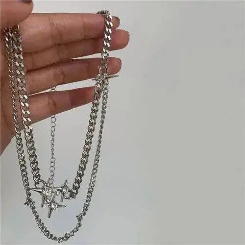 Jewelry Sparkling Starts y2k Necklace Size ONE SIZE - 4 Thumbnail