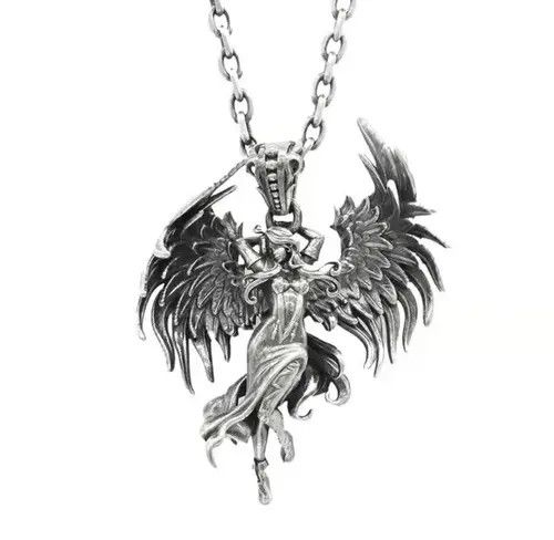 VIBE Evil Angel Wings Goddess Pendant Necklace Size ONE SIZE - 1 Thumbnail