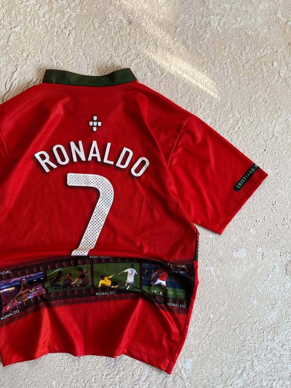 Japanese Brand × Vintage Ronaldo Portugal distressed jersey soccer Size US S / EU 44-46 / 1 - 7 Thumbnail