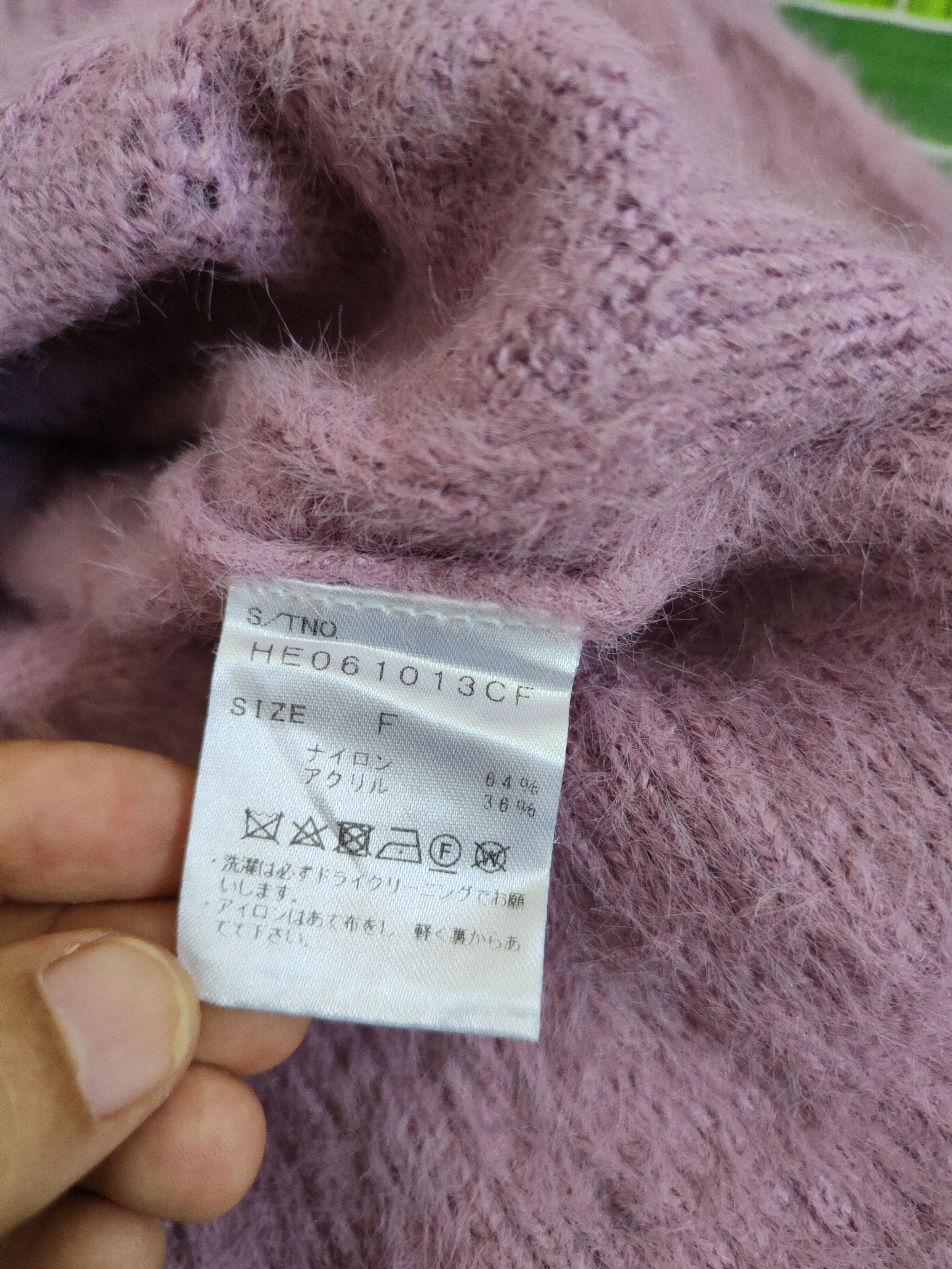 Homespun Knitwear Heather Purple Shag Shaggy Fur Mohair Knitwear #S2033 Size M / US 6-8 / IT 42-44 - 11 Thumbnail