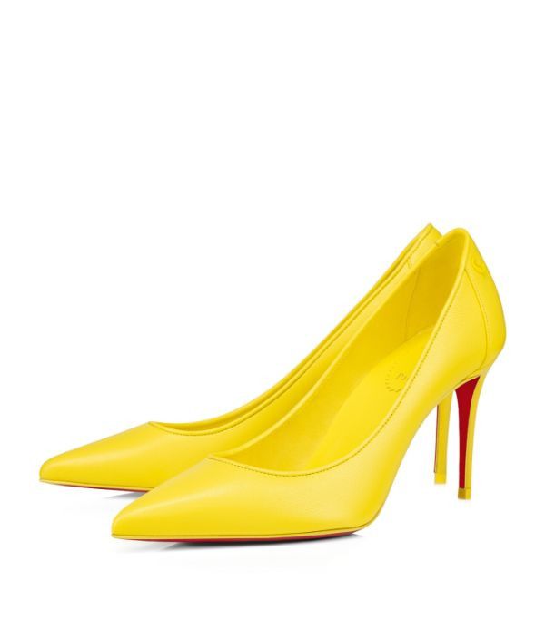 Christian Louboutin o1s1wg110924 Sporty Kate Pumps in Yellow Size US 9 / IT 39 - 2 Thumbnail