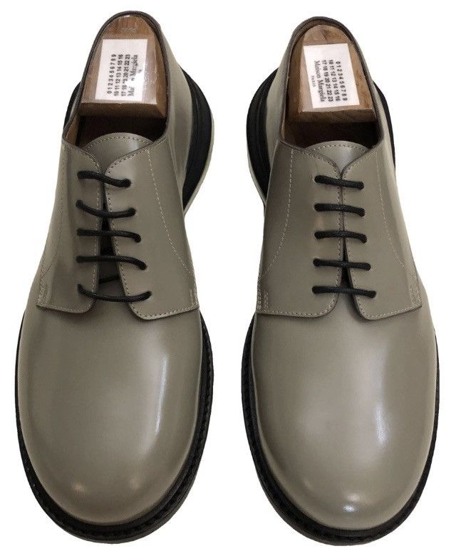 Maison Margiela Maison Margiela 🇮🇹 gloss single stitch airbag derby 10 NEW Size US 10 / EU 43 - 1 Thumbnail