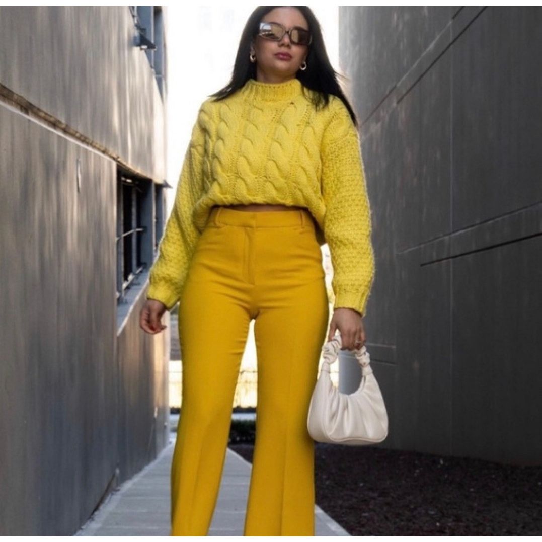 Zara ZARA BLOGGER FAVORITE CABLE KNIT SWEATER Size S / US 4 / IT 40 - 2 Thumbnail