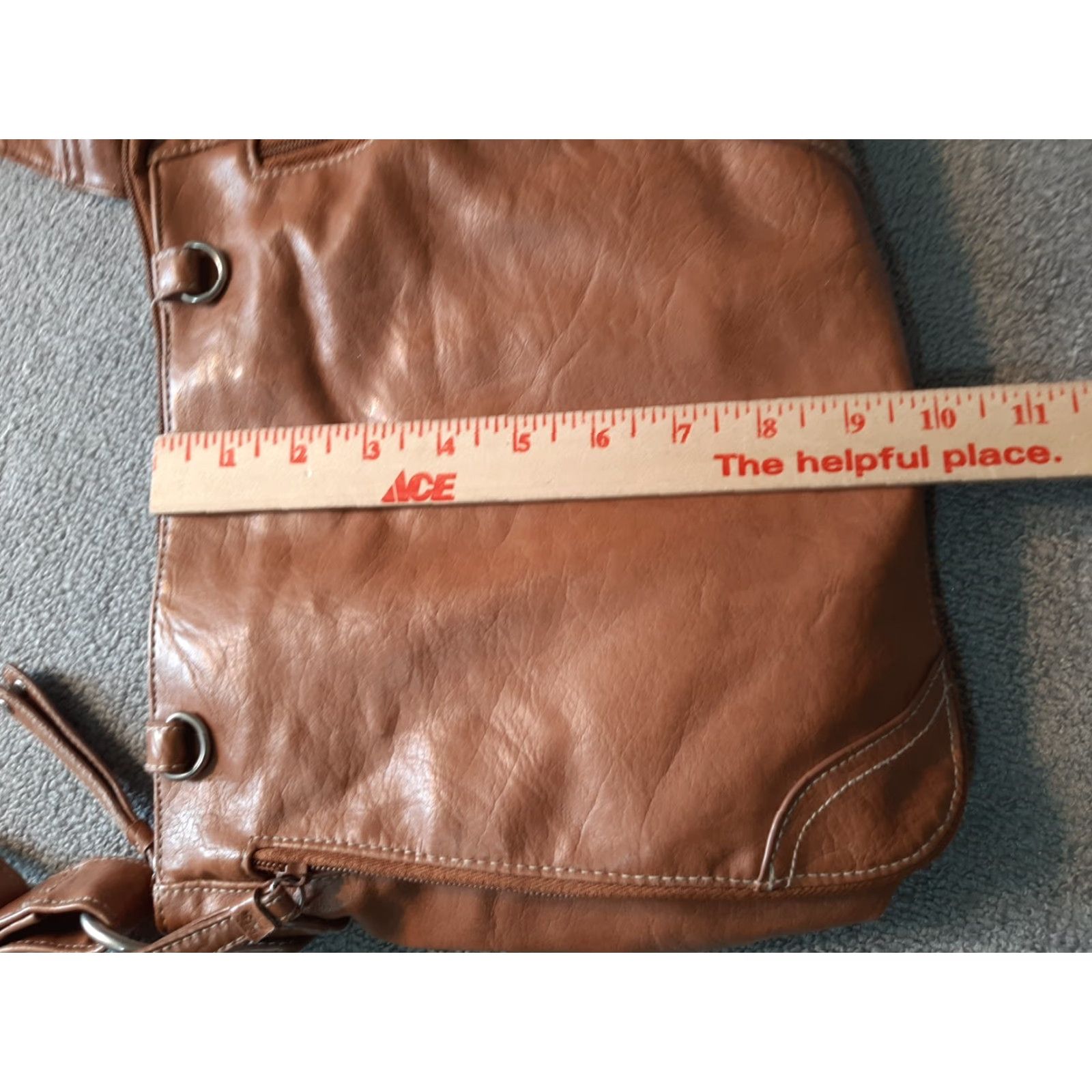 Kenneth Cole KENNETH COLE Unlisted Women’s Evening Bag Brown Purse 11x8x4 PVC Handbag Medium Ladies Womens Bag Size ONE SIZE - 3 Thumbnail