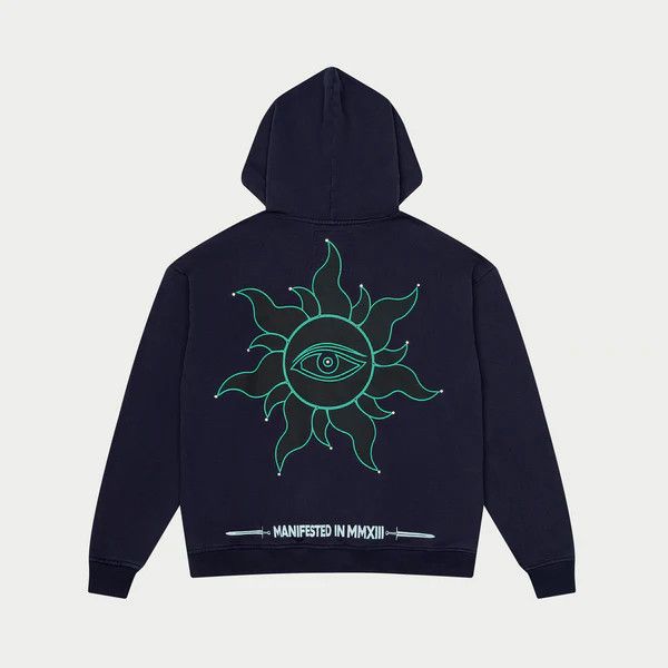 Godspeed Godspeed "Sunken Liberty" Navy Wash Hoodie Size US XS / EU 42 / 0 - 2 Thumbnail