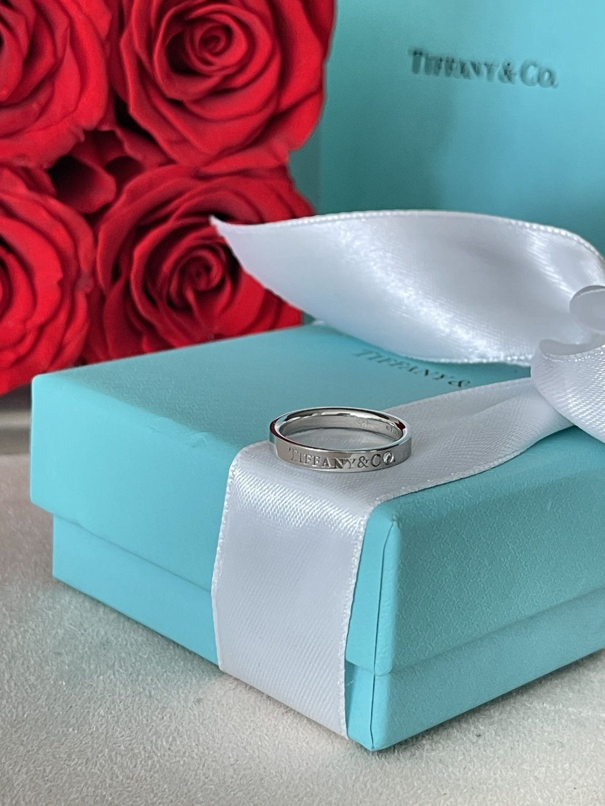 Tiffany & Co. Tiffany & Co. Band Ring in Platinum Diamond 5.5 NEW $2,400 Size ONE SIZE - 3 Thumbnail