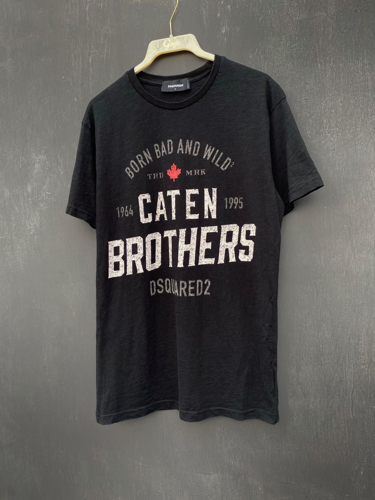 Dsquared2 Caten Brothers T Shirt size L made in italy