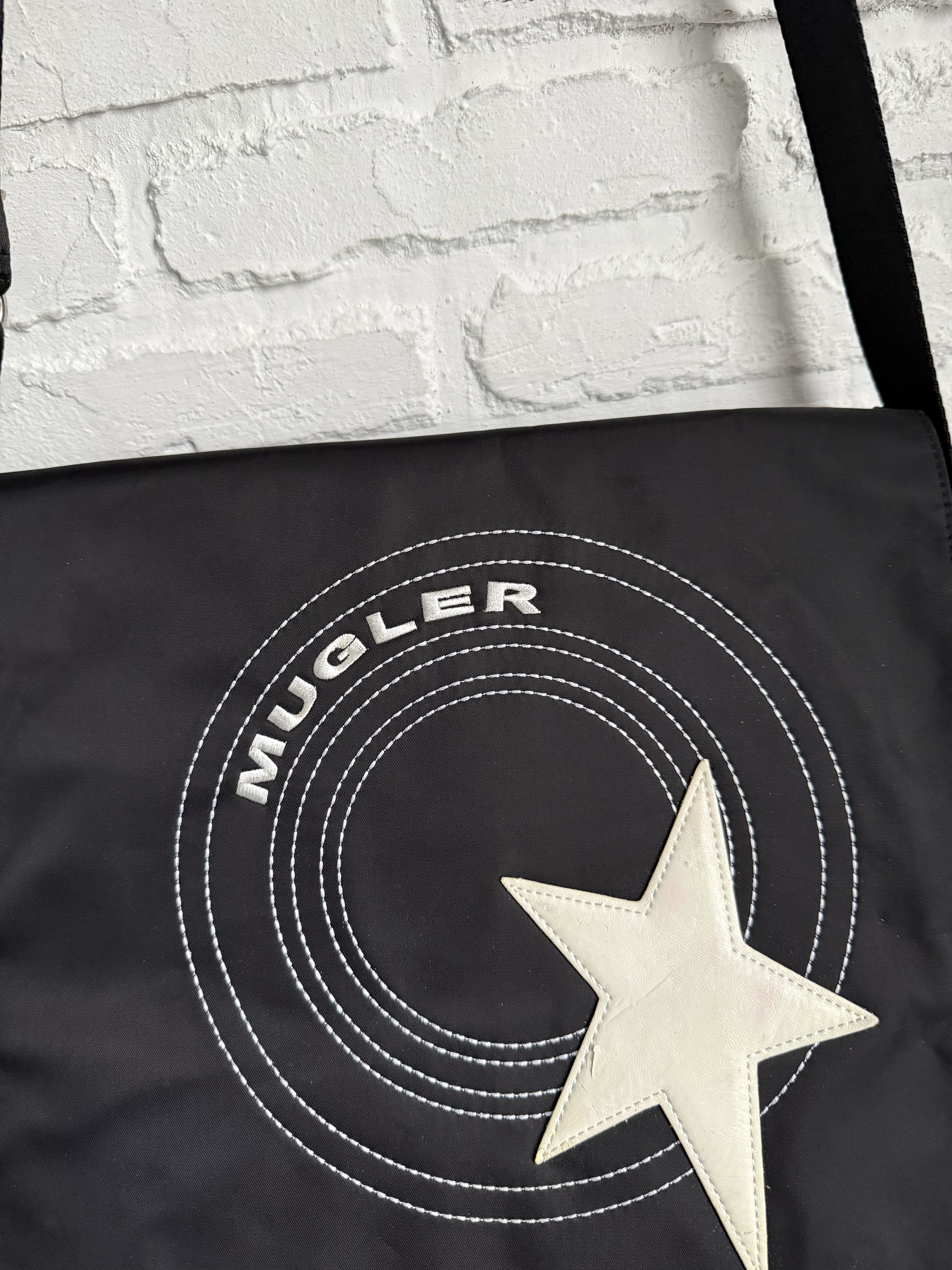 Mugler Vintage 2000s MUGLER by Thierry Mugler messenger bag Size ONE SIZE - 2 Thumbnail