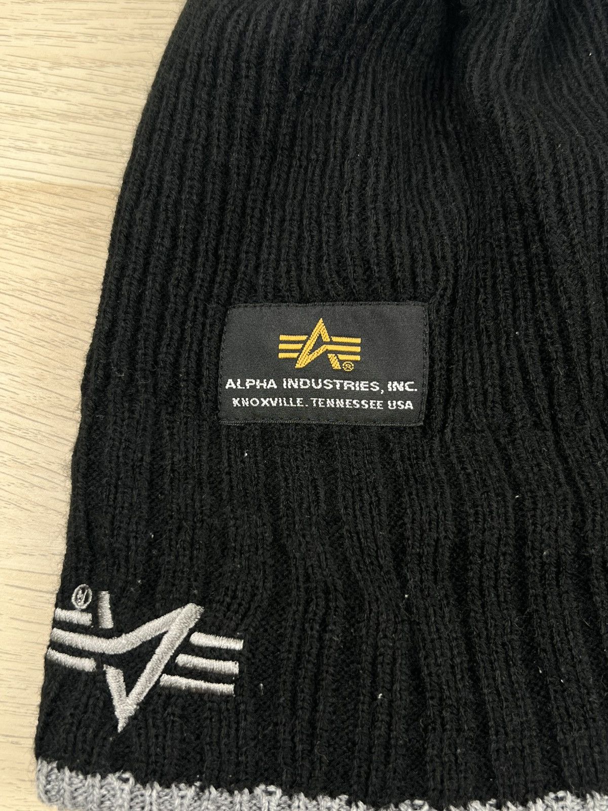 Alpha Industries Vintage Alpha Industries Beanie Hat Size ONE SIZE - 6 Thumbnail
