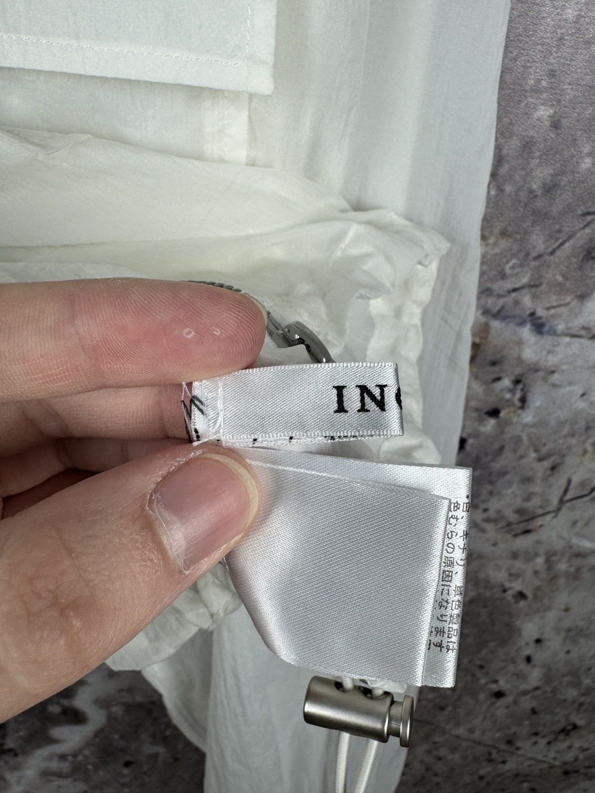 Other Ingni Sheer Cropped Zip Jacket White Lightweight Pocket Deta Size M / US 6-8 / IT 42-44 - 10 Thumbnail