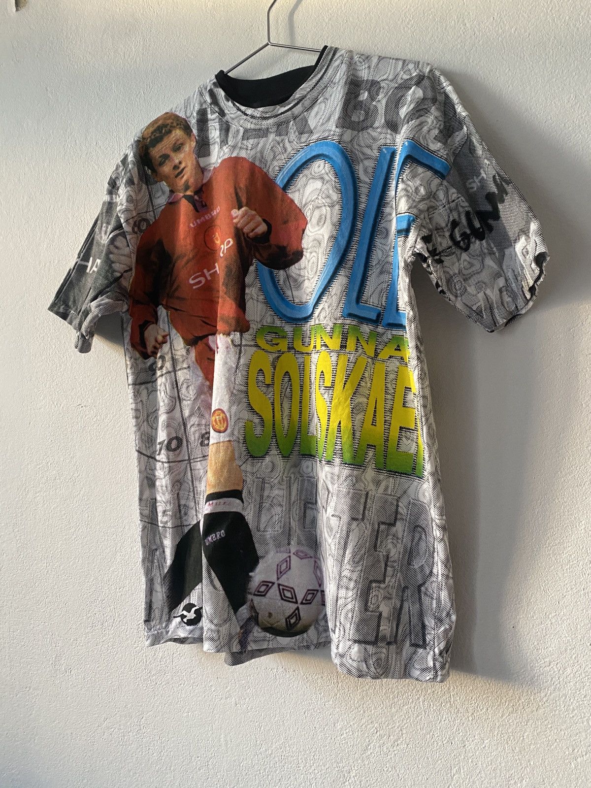 Vintage Joligollf GUNNAR SOLSKAER Manchester United T-Shirt Size US M / EU 48-50 / 2 - 2 Thumbnail