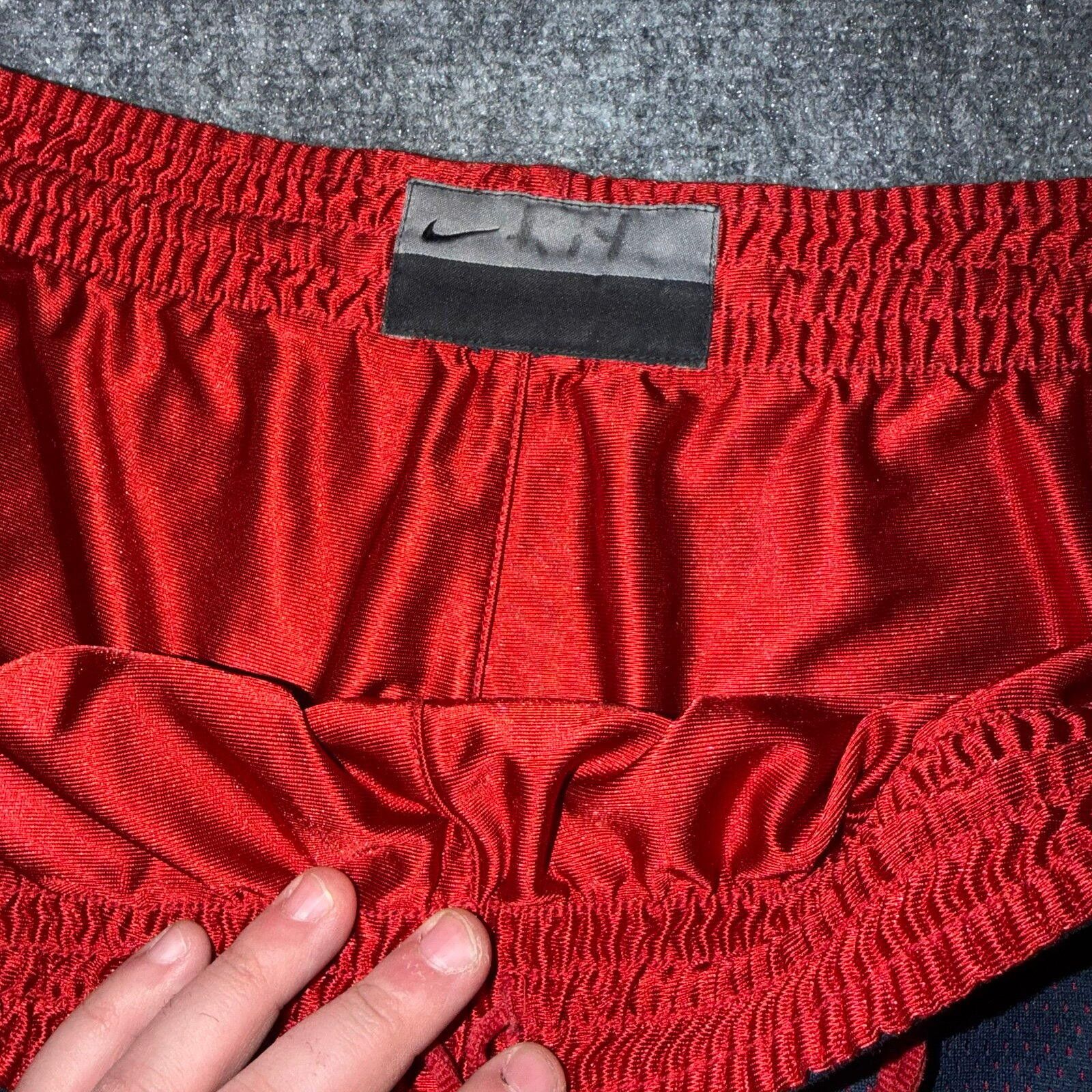 Nike Nike Navy Blue/Red Baggy Dazzle Hoop Shorts Mens XL Vtg Size US 36 / EU 52 - 3 Thumbnail