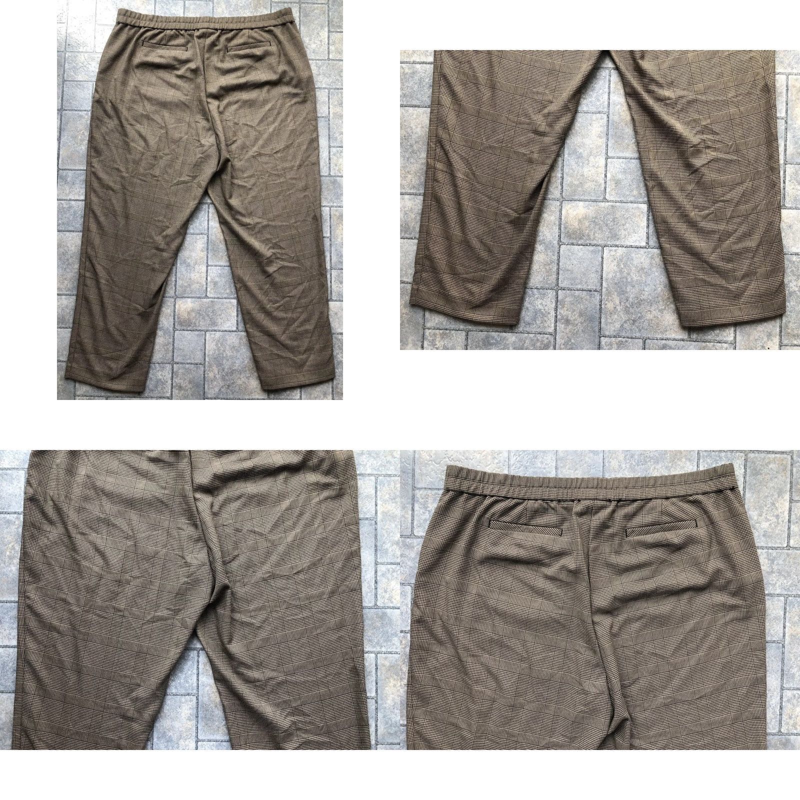 J. Jill NWT J. Jill Womens Pants PL Brown Black Rayon Polyester Spandex Viscose Petite P L - 89.00 MSRP Size 36" / US 14 / IT 50 - 9 Thumbnail