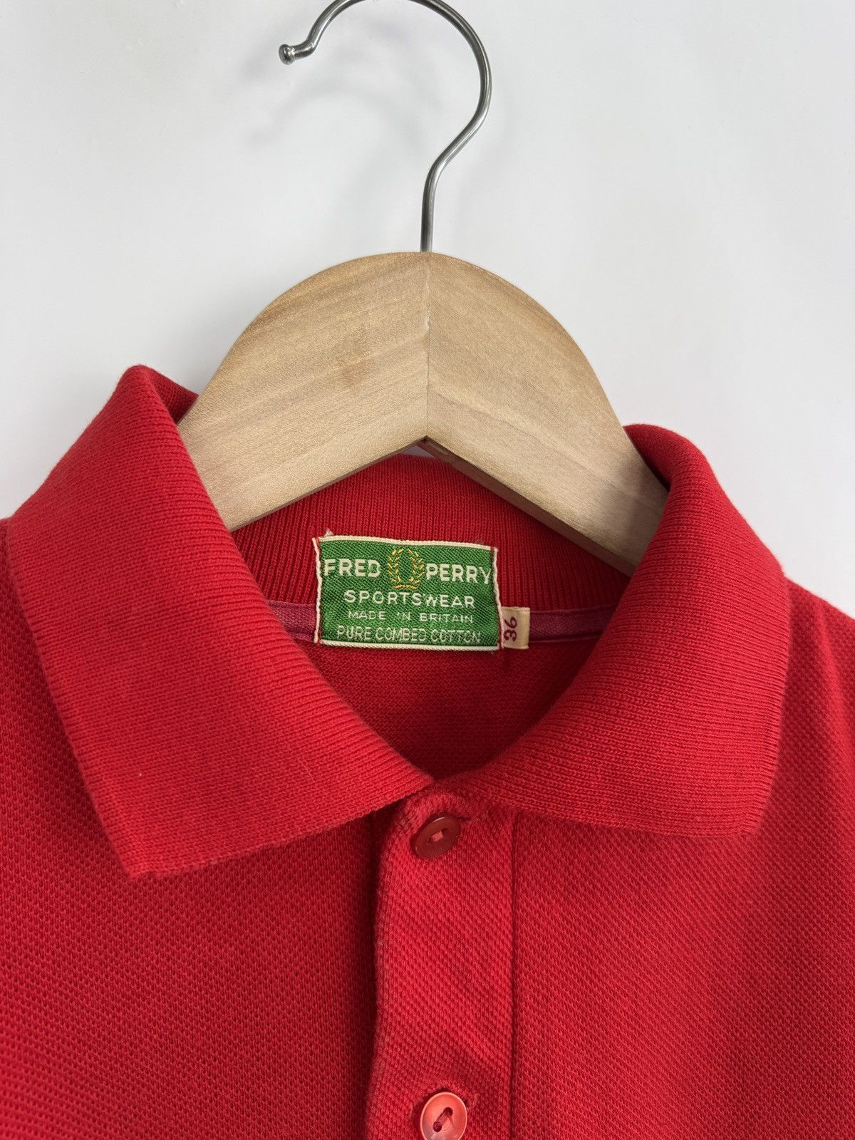 Fred Perry 🇬🇧 Vintage 80s Fred Perry Tennis Polo T-Shirt Rare Retro Size US S / EU 44-46 / 1 - 6 Thumbnail