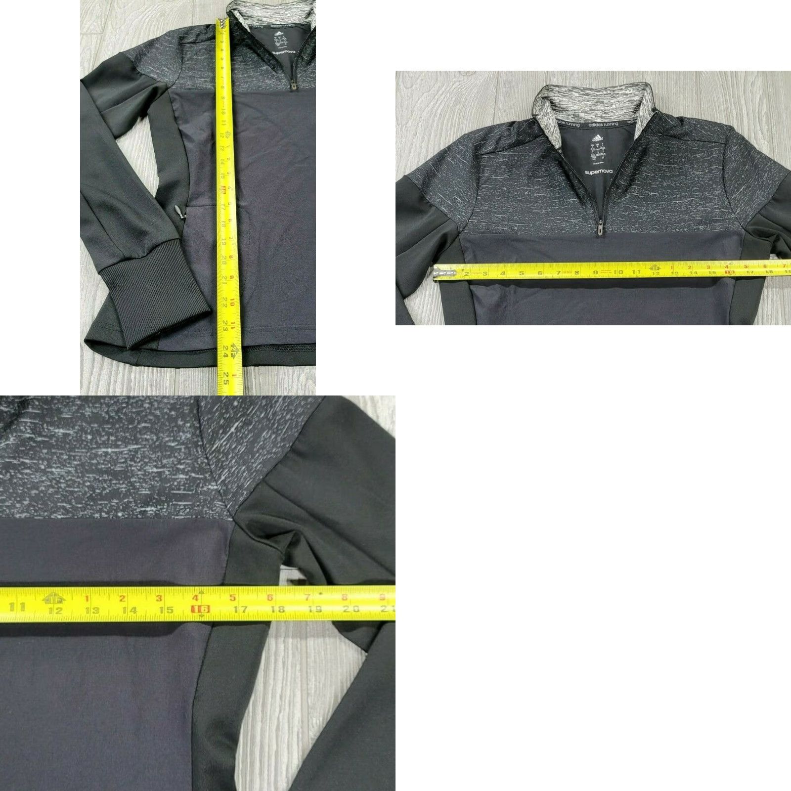 Adidas adidas Supernova Storm Women’s Outdoor Pullover Black Gray Color Block Sz Small Jacket Size S / US 4 / IT 40 - 8 Thumbnail