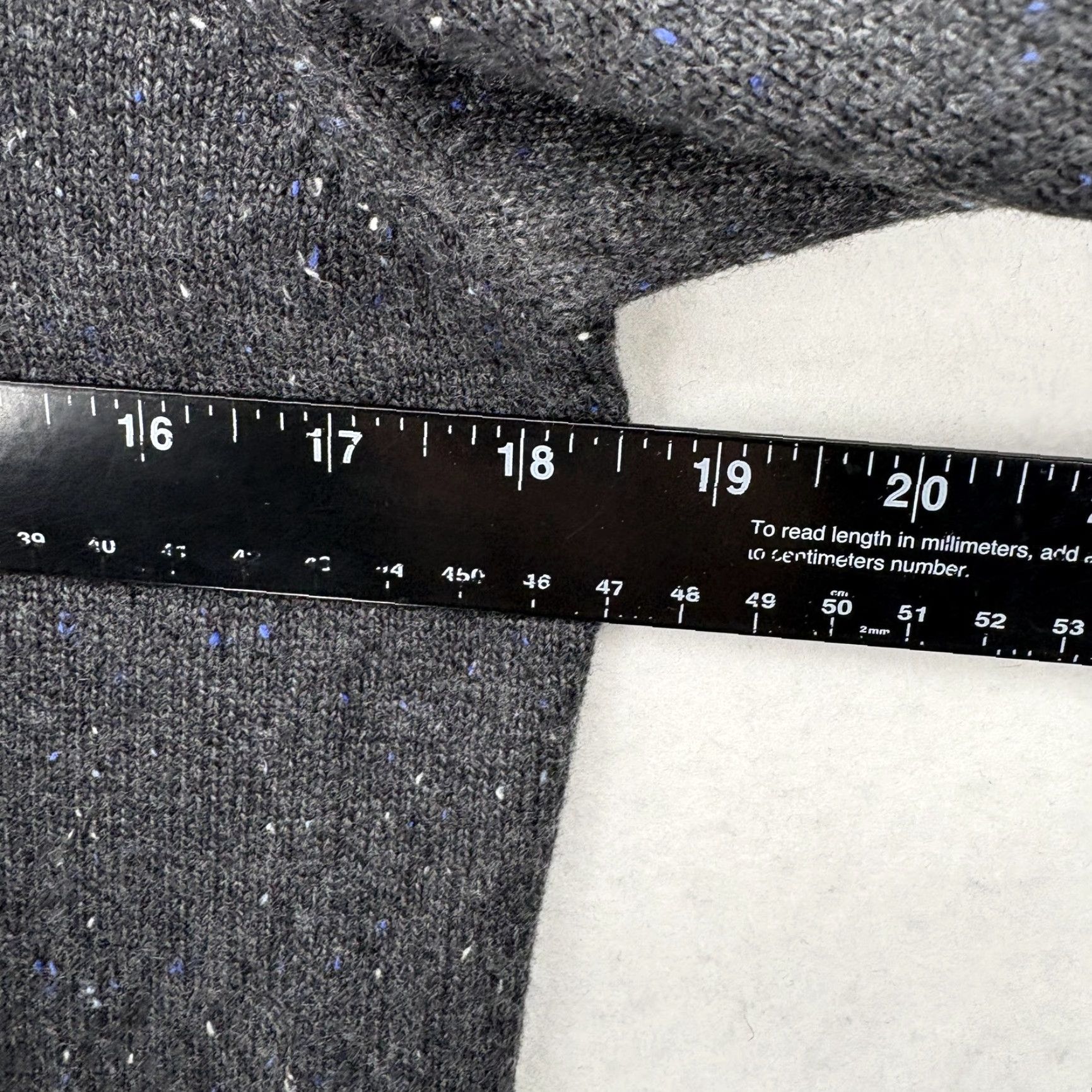 Talbots Talbots Sweater Dress Womens PL Gray Turtleneck 3/4 Sleeve Speckled Knit Buttons Size L / US 10 / IT 46 - 7 Thumbnail