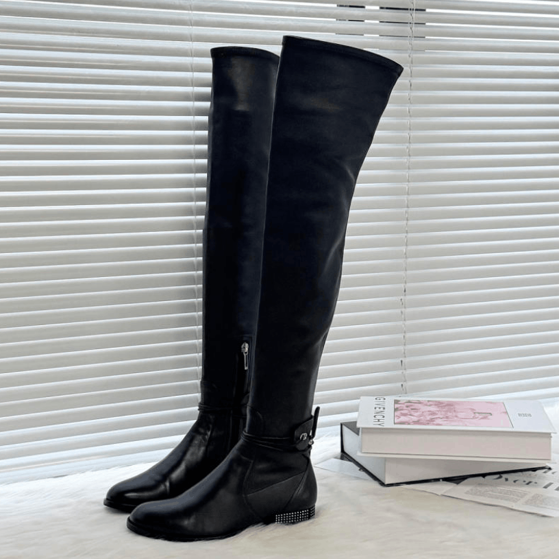 Dior Dior Calfskin Leather High Boot Size US 6 / IT 36 - 1 Thumbnail
