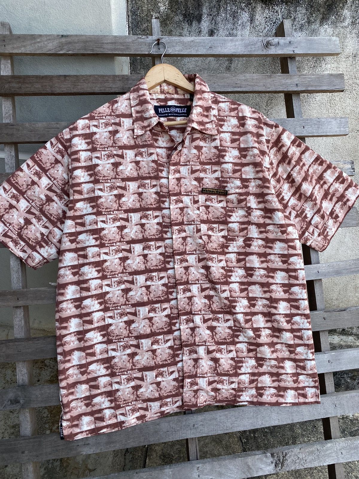 Pelle Pelle Vintage Pelle Pelle × Marc Buchanan Allover Print Shirt Size US M / EU 48-50 / 2 - 4 Thumbnail