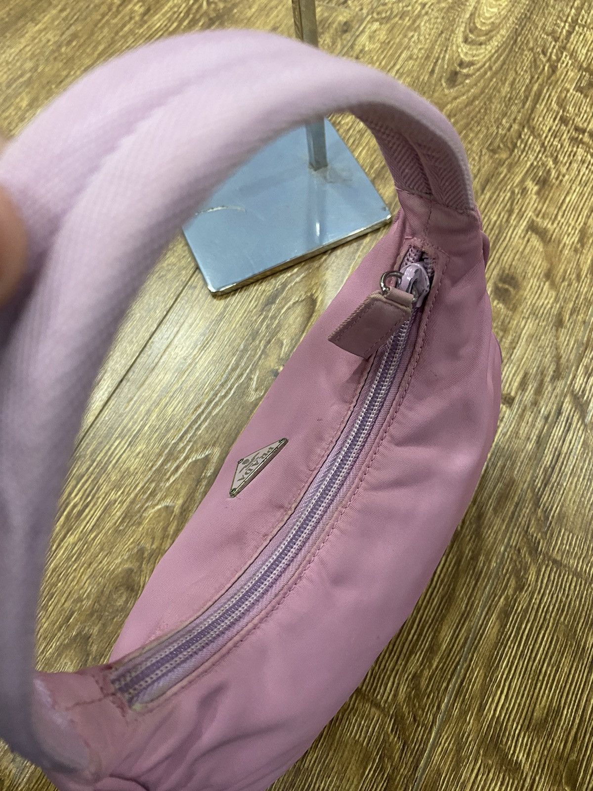 Prada Authentic Prada Tessuto Nyalon Hobo Shoulder Bag Size ONE SIZE - 10 Thumbnail