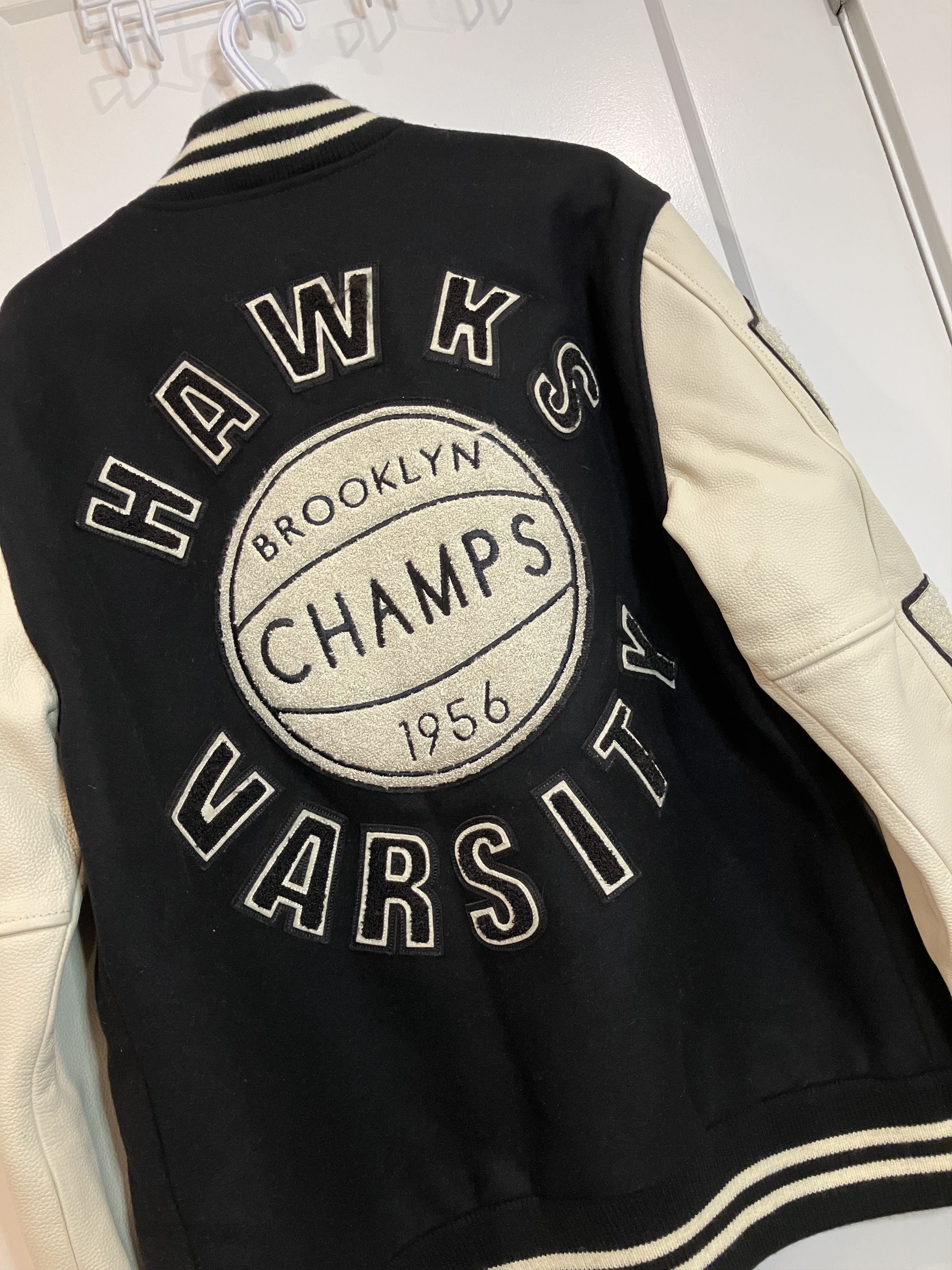 True Religion Vintage True Religion 2013 Letterman Varsity Jacket Size US XL / EU 56 / 4 - 4 Thumbnail