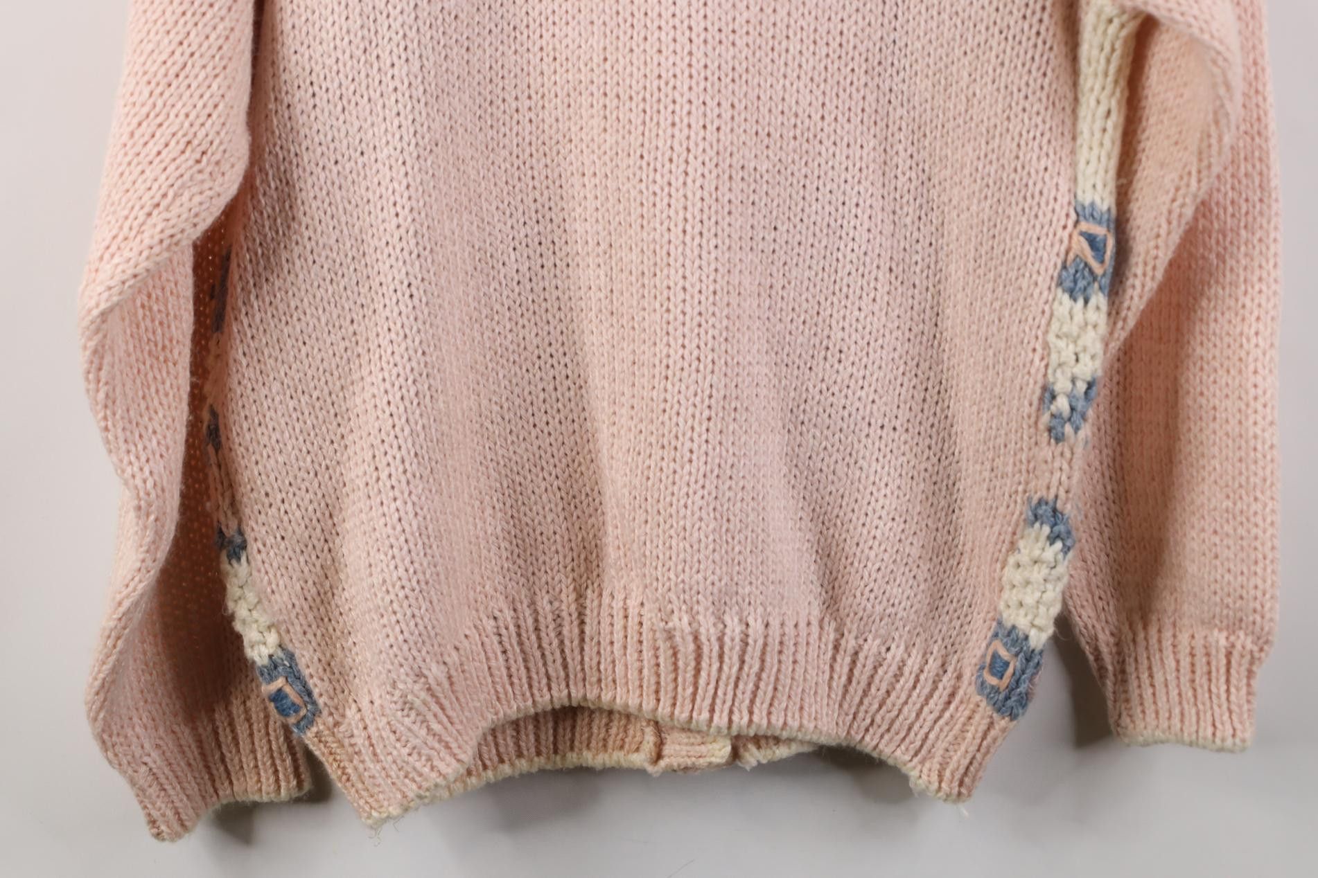 Vintage Vintage 90s Streetwear Babydoll Geometric Cardigan Sweater Size M / US 6-8 / IT 42-44 - 15 Thumbnail
