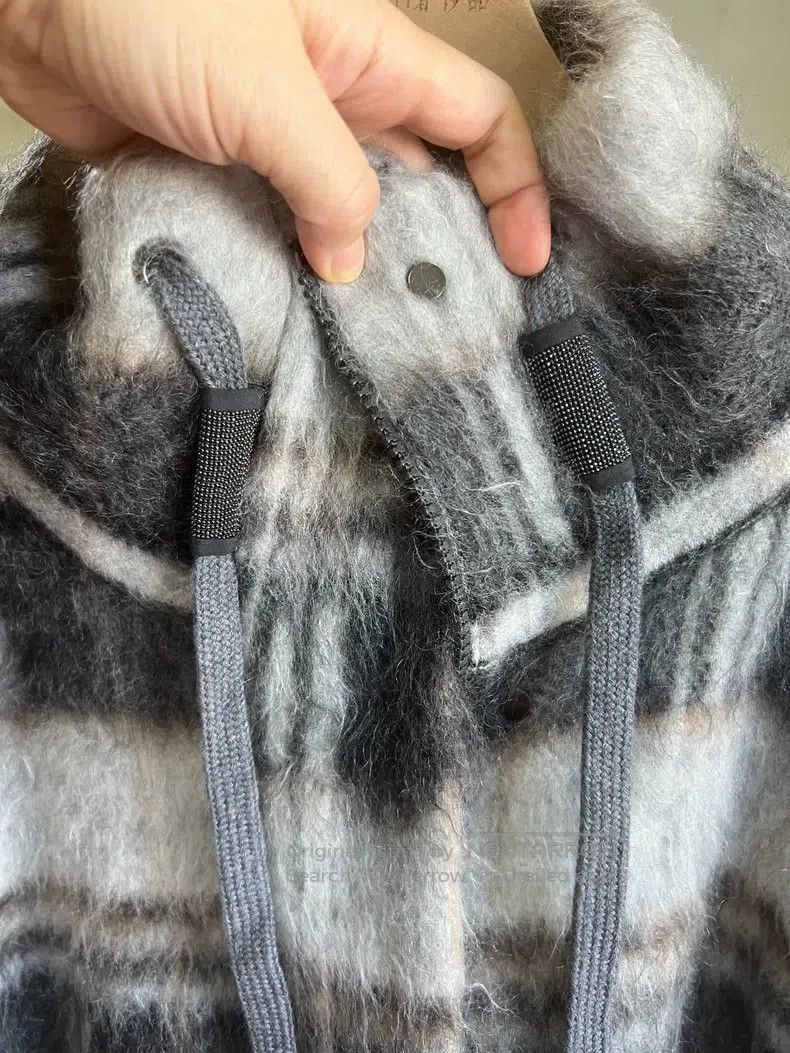 Brunello Cucinelli Brunello Cucinelli Gingham Wool Mohair Cloak Vest Size M / US 6-8 / IT 42-44 - 5 Thumbnail