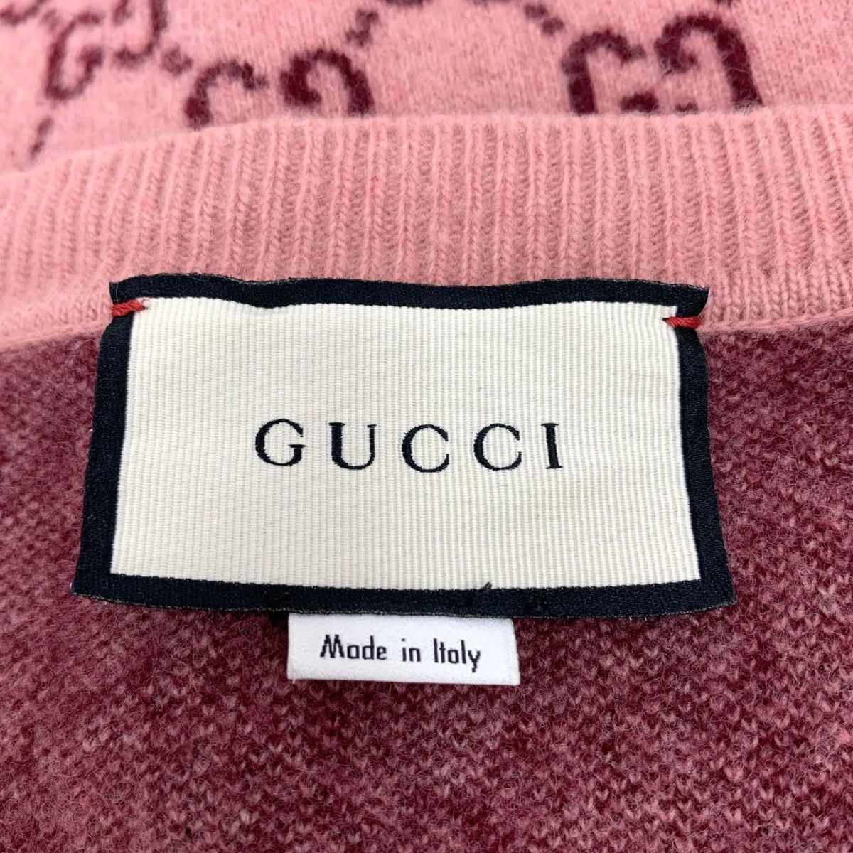 Gucci Gucci Jacquard Wool V-neck Long Sleeve Knit Sweater K26WX Size XS / US 0-2 / IT 36-38 - 4 Thumbnail