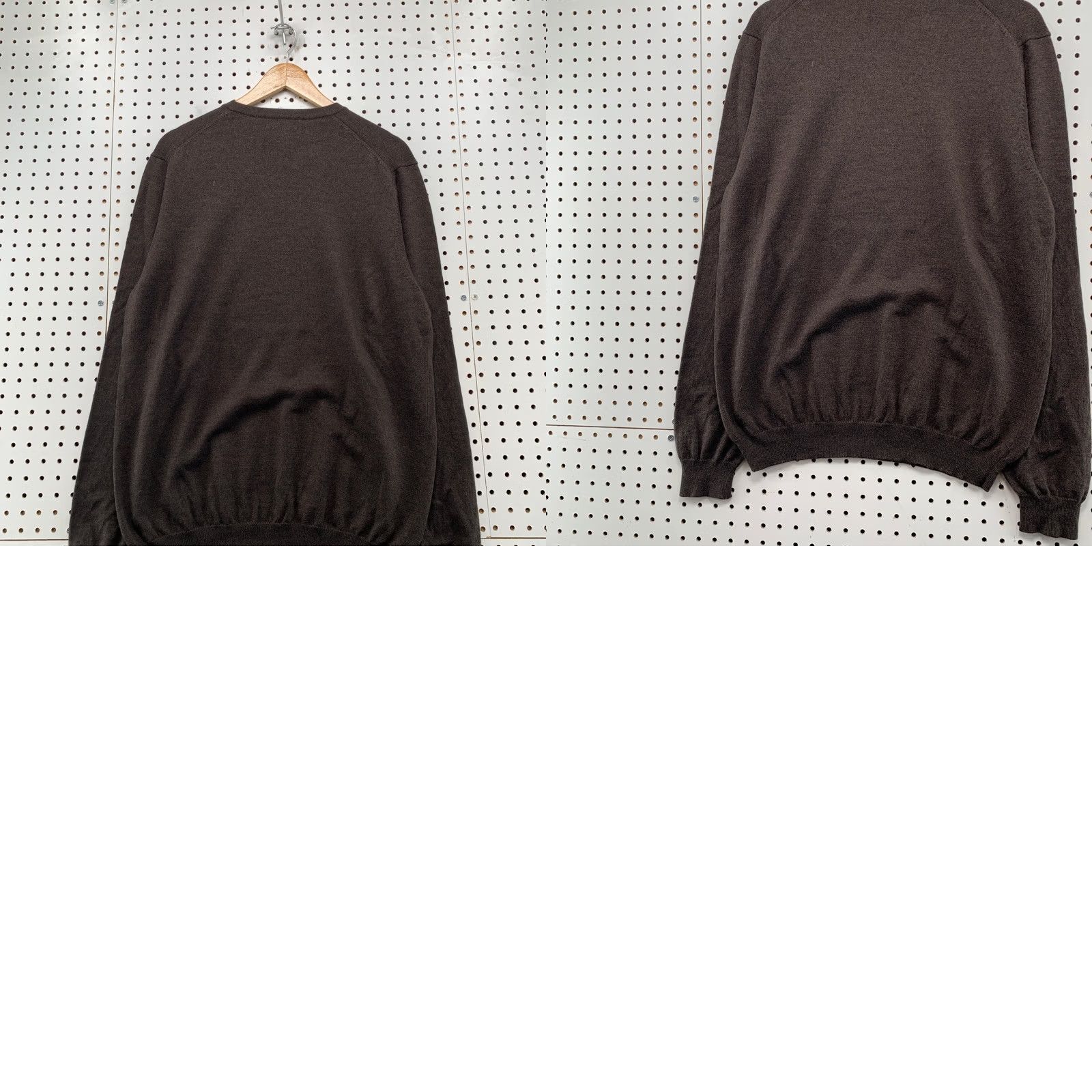 Brooks Brothers Brooks Brothers Merino Wool Sweater Mens XL Brown V-Neck Lightweight Stretch Pullover Regular Knit Wool Mens XL Brown V-Neck Sweater Size US XL / EU 56 / 4 - 9 Thumbnail