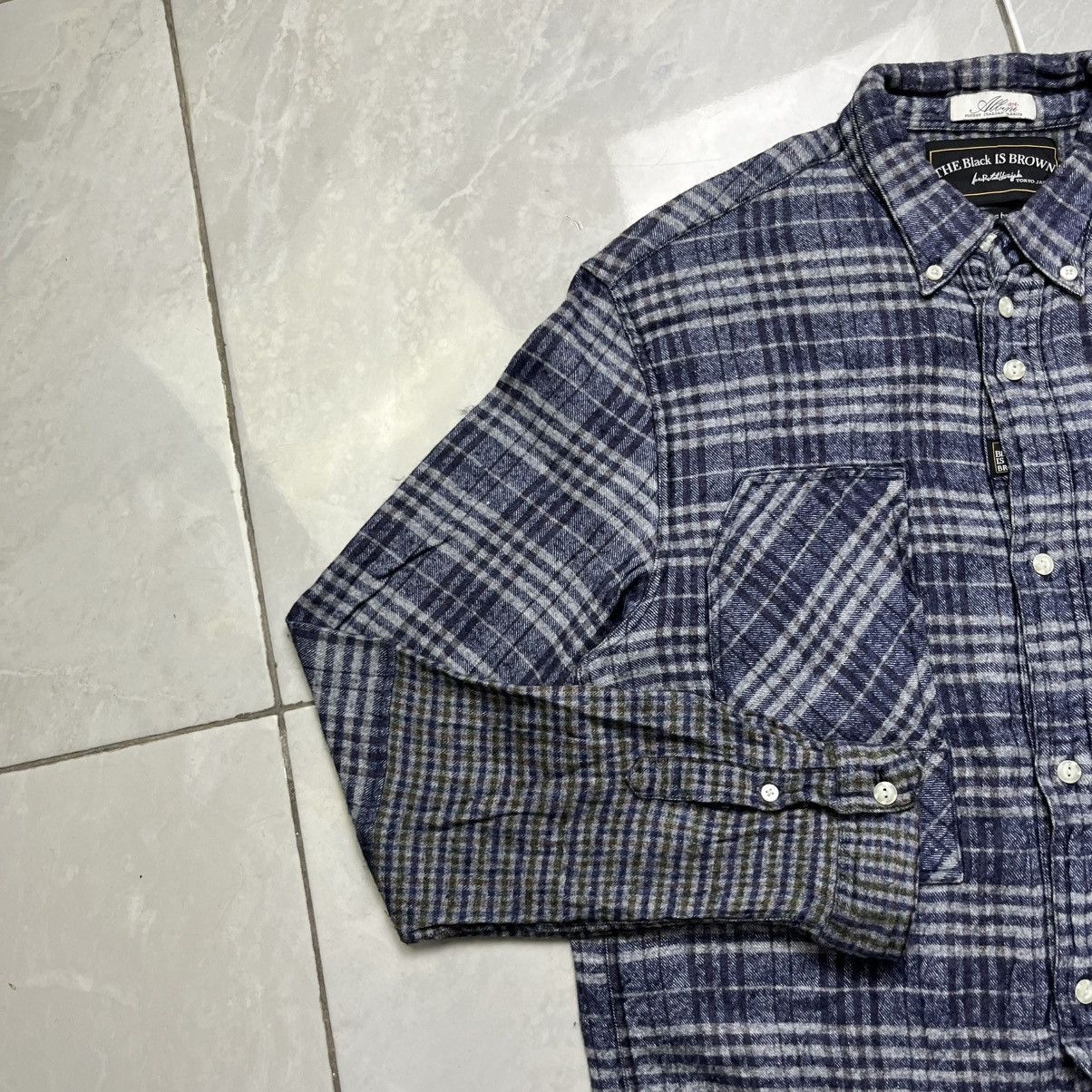Blue Blue Japan The black is brown albini best cotton flannel shirt Size US M / EU 48-50 / 2 - 8 Thumbnail