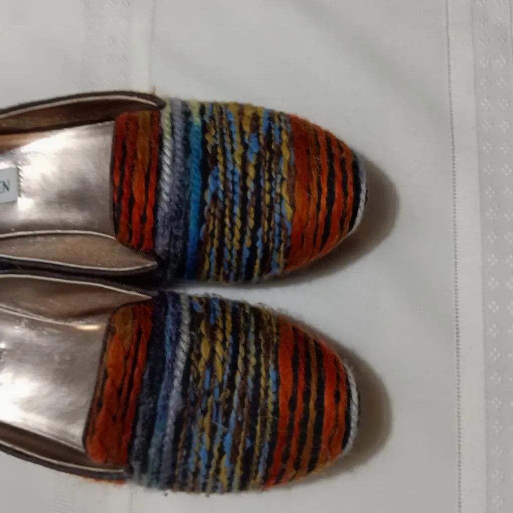 Steve Madden Steve Madden Woven Loafers – Textured Retro Slip-Ons (US 6) Size US 6 / IT 36 - 4 Thumbnail
