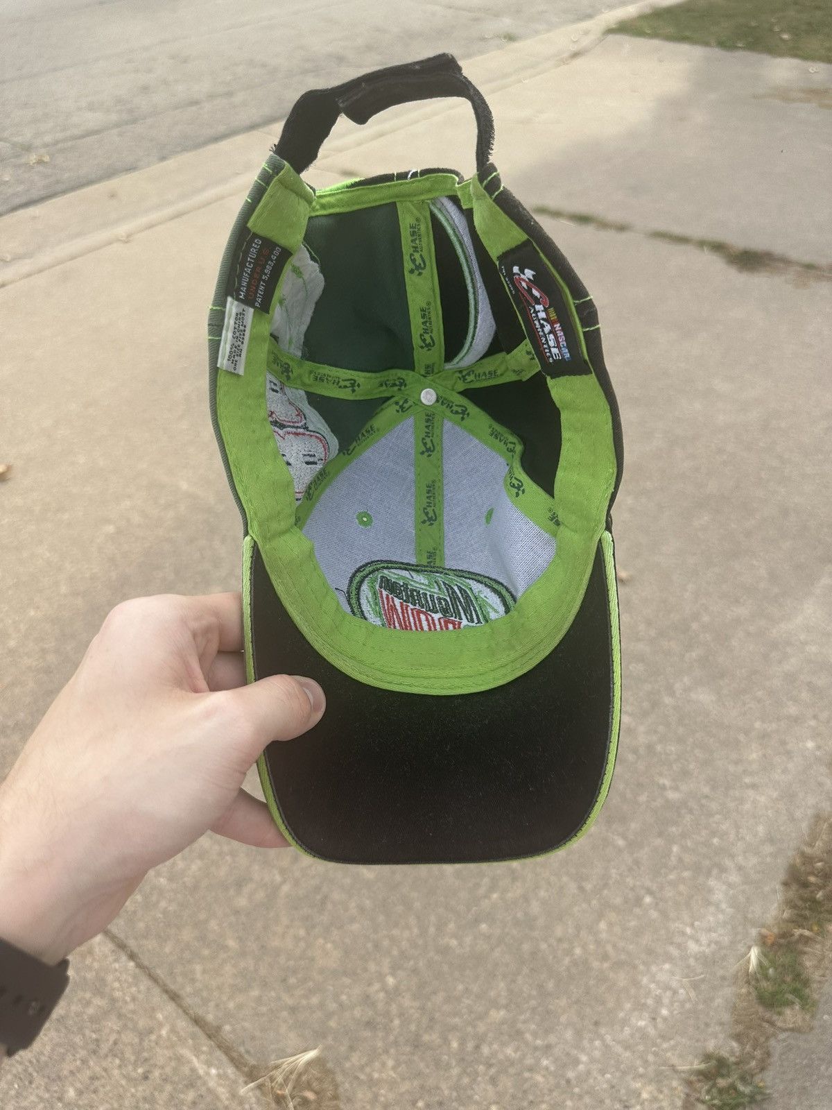 NASCAR Mountain Dew x Nascar Dale JR Adjustable Hat Size ONE SIZE - 7 Thumbnail