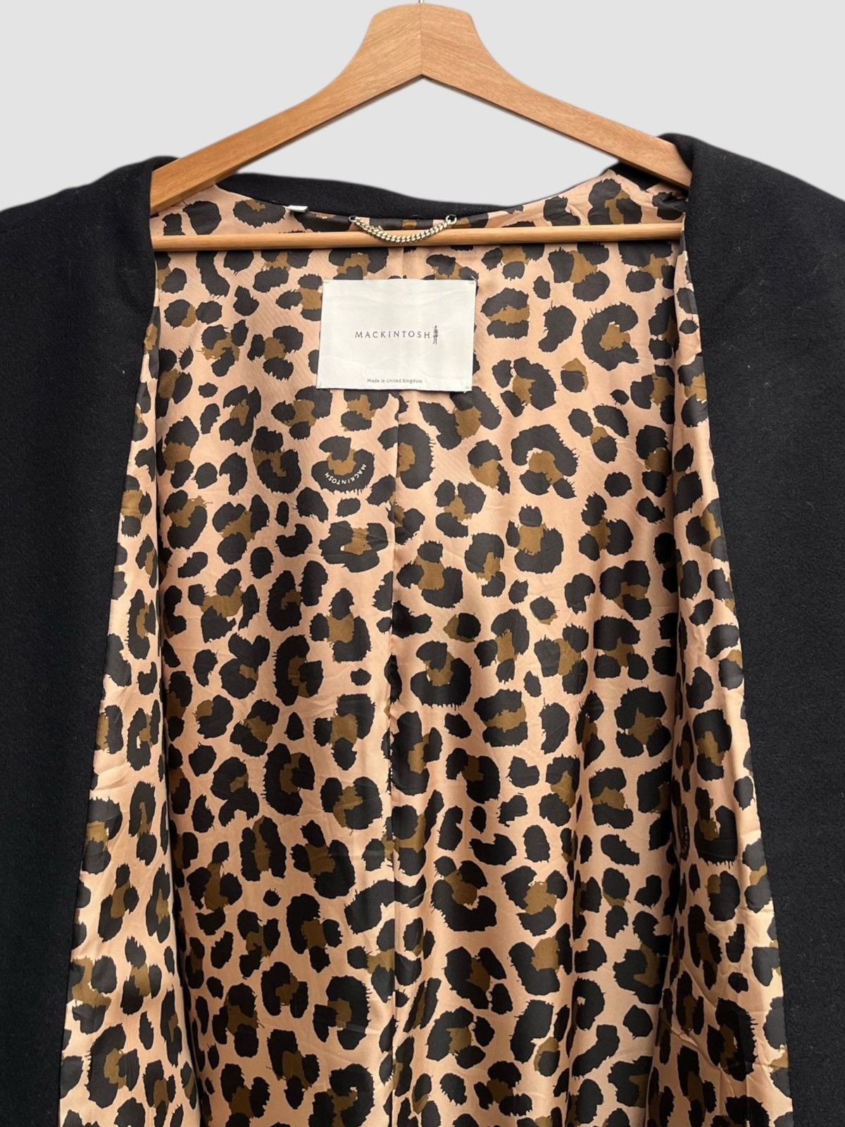Mackintosh Mackintosh Humbie Black Wool Hooded Overcoat Size XS / US 0-2 / IT 36-38 - 13 Thumbnail