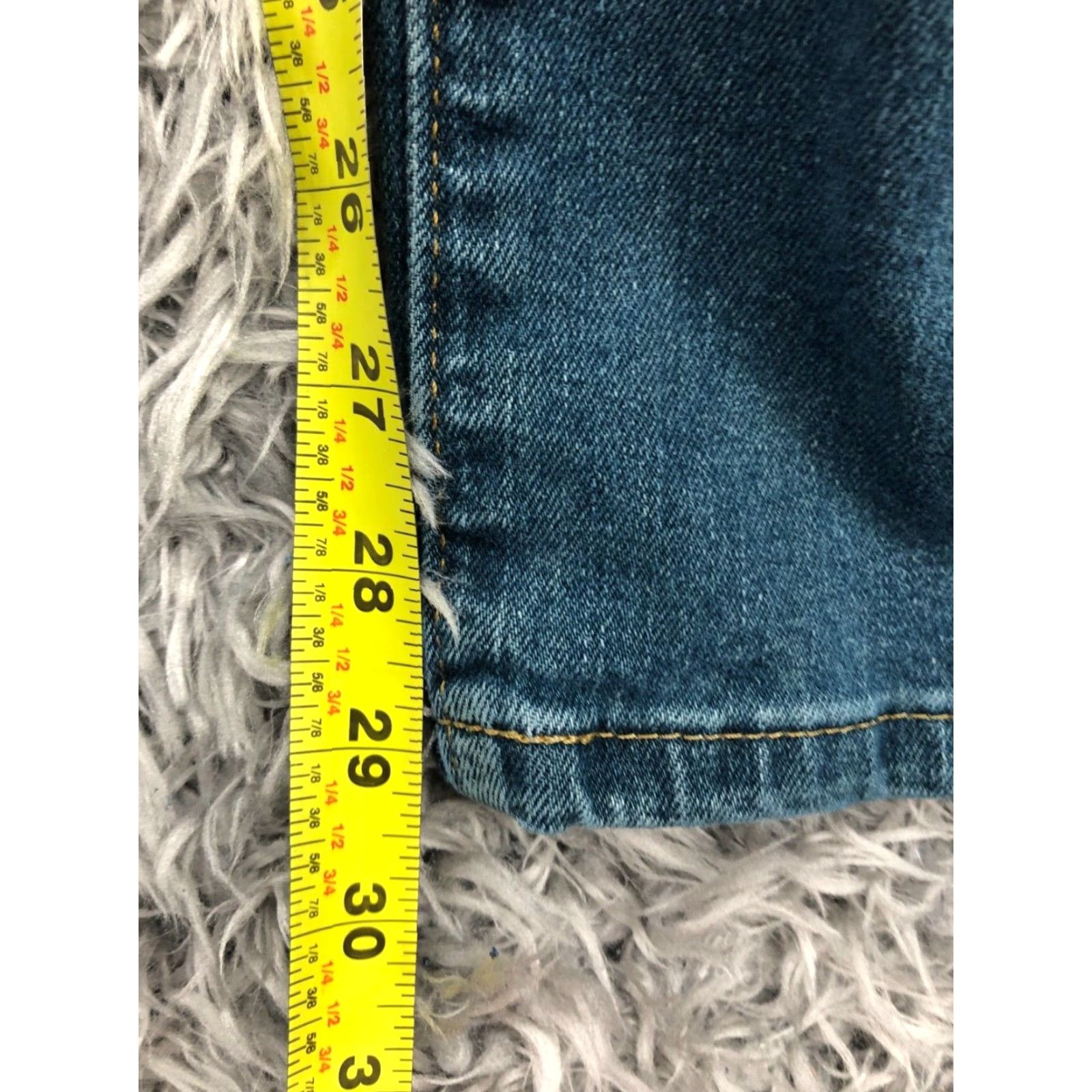 Vintage Sonoma Jeans Slim Straight 29x30 Mens Mid Wash Blue Stretch Denim 5-Pocket Slim Fit Medium Wash Sonoma Goods for Life Brand Mens Size US 29 - 3 Thumbnail