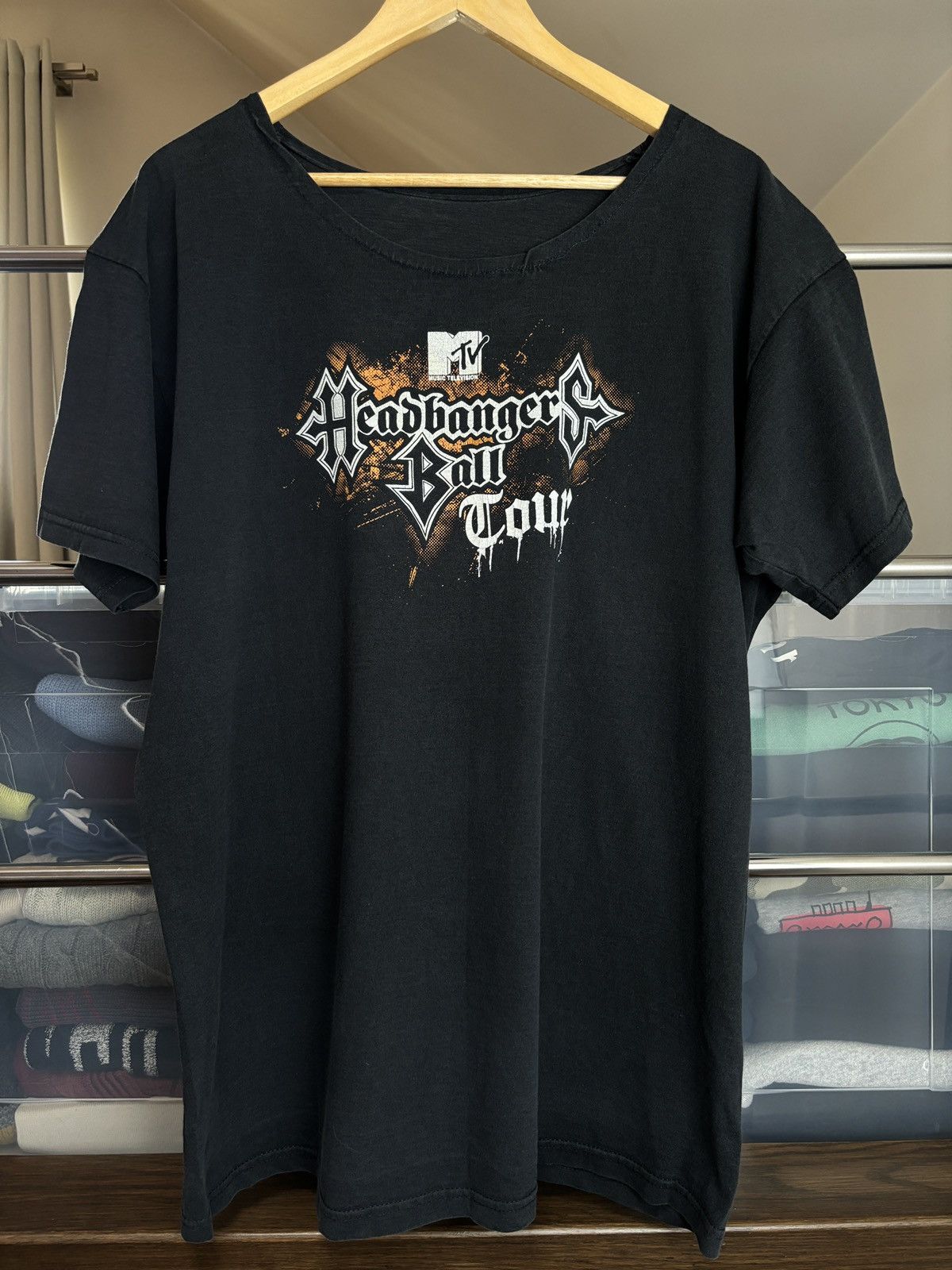 Mtv × Vintage Vintage MTV Headbangers Ball Tour Dawn Of Demise T-Shirt Size US M / EU 48-50 / 2 - 1 Thumbnail