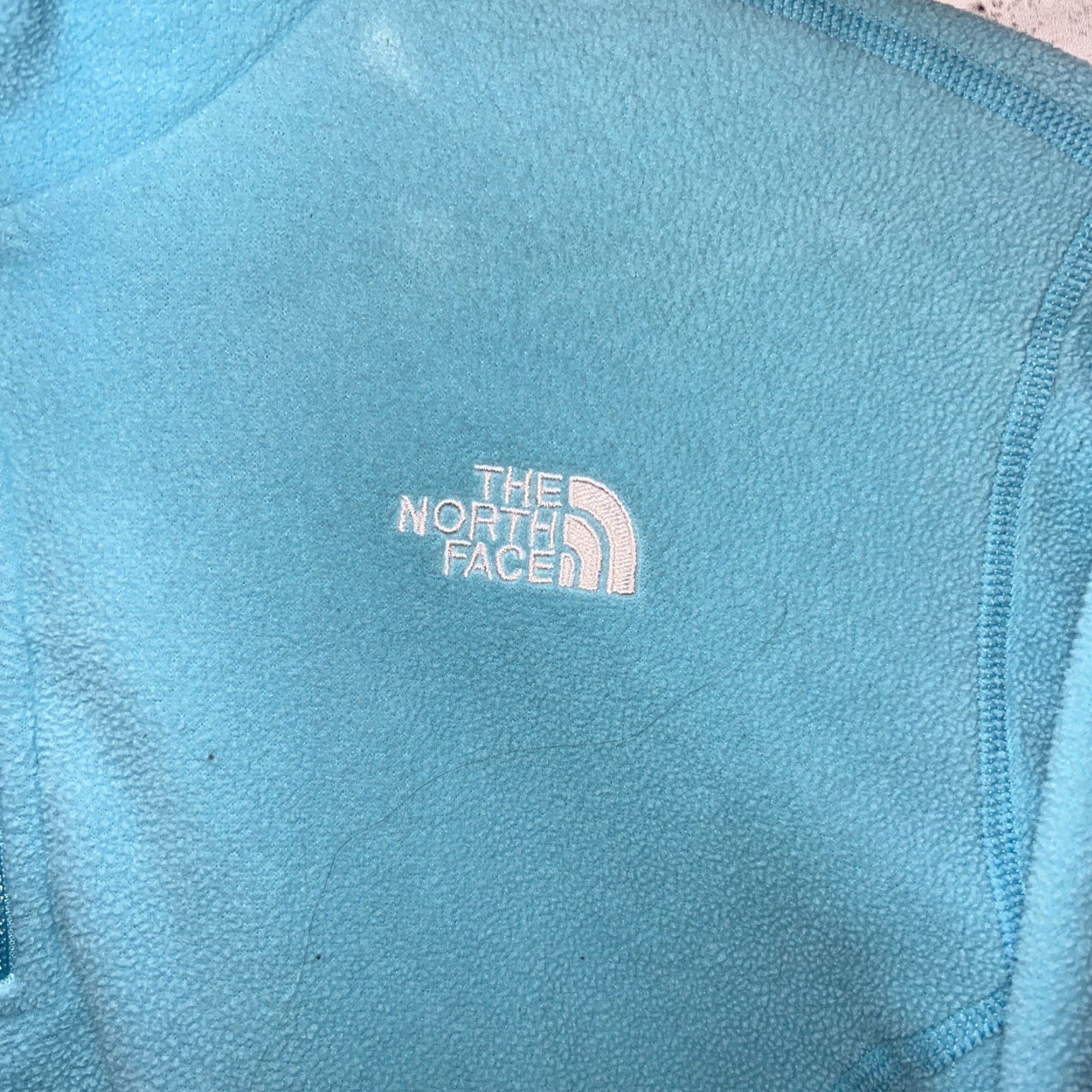 The North Face The North Face Blue Fleece Half Zip Pullover Womens Size M Zip Closure Sweatshirt Activewear Pullover Mens Womens Size M / US 6-8 / IT 42-44 - 4 Thumbnail