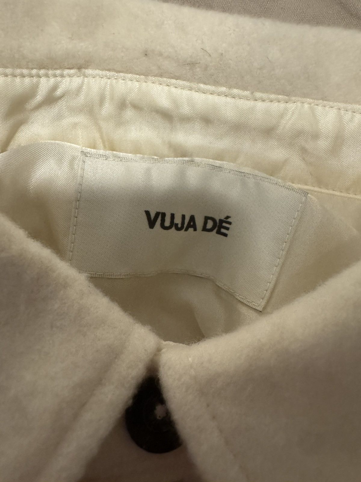 Vuja De Vuja De 005 White Wool Jacket Size US L / EU 52-54 / 3 - 3 Thumbnail